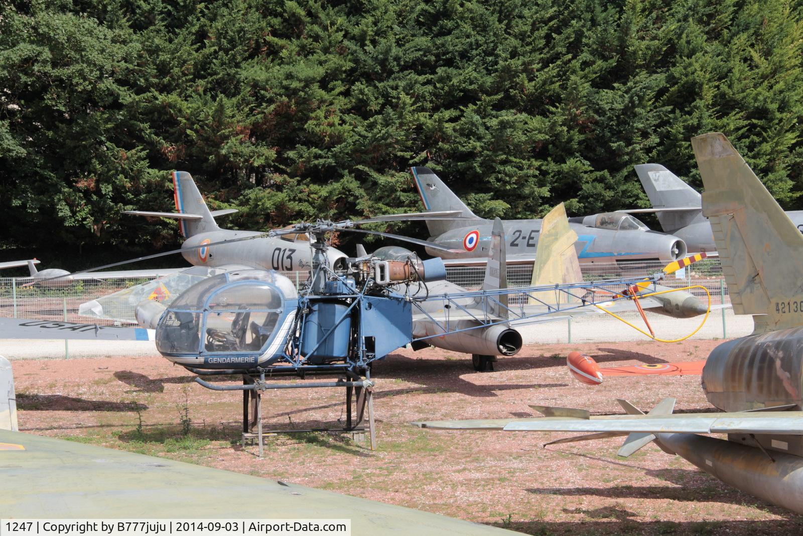 1247, Sud SE-3130  Alouette II C/N 1247, at Savigny-les-Beaune Museum