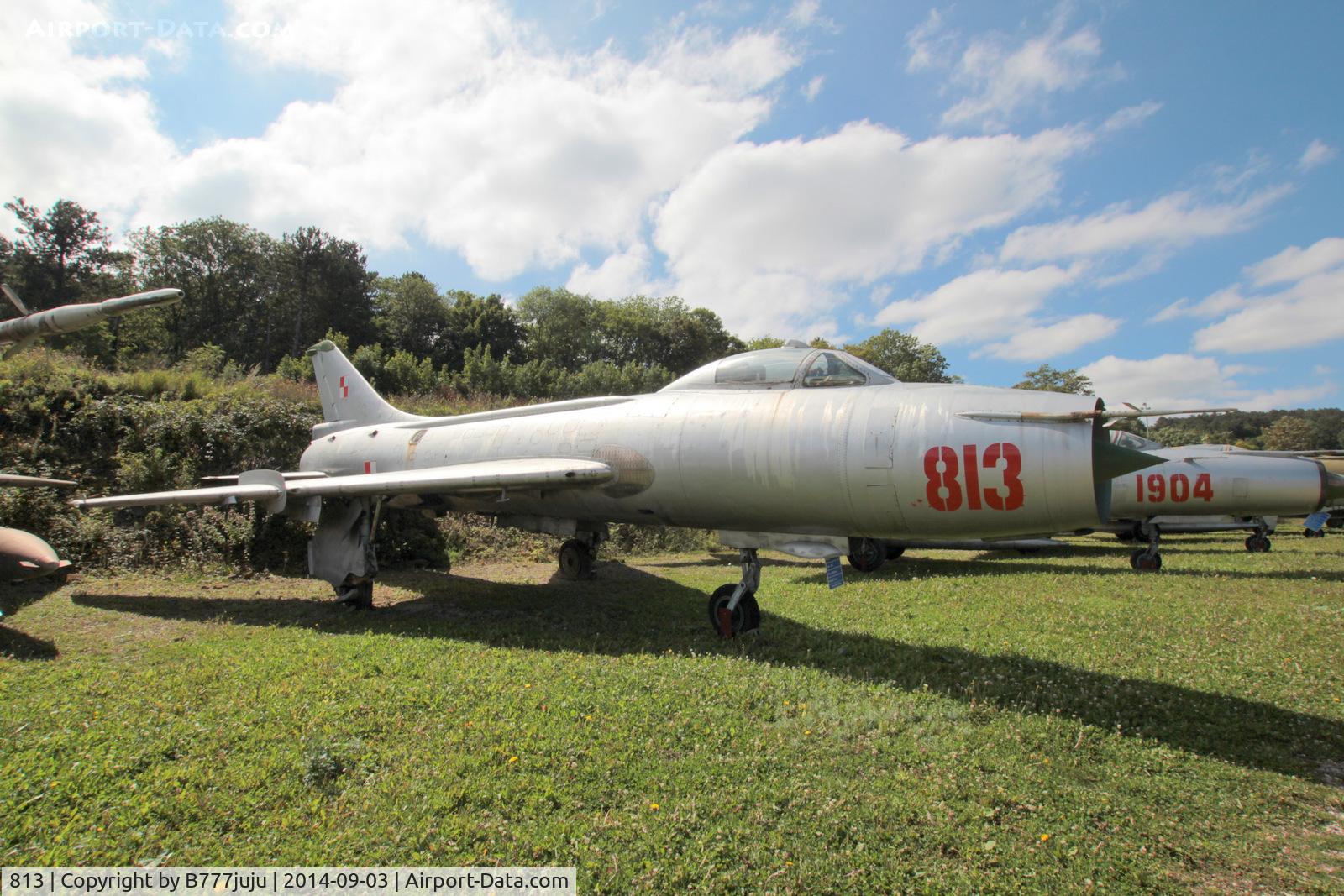 813, Sukhoi Su-7BKL C/N 7813, at Savigny-Les-Beaune