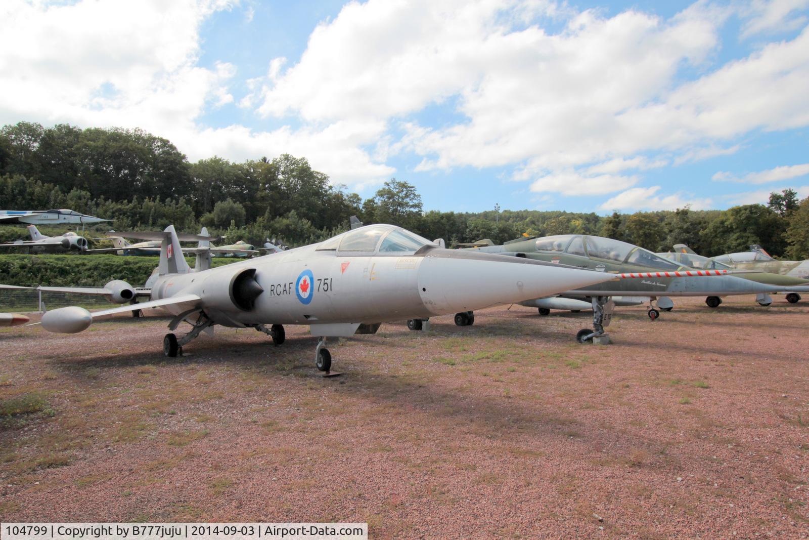 104799, Canadair CF-104 Starfighter C/N 683A-1099, CF-104 104799 repeint 12751 at Savigny-Les-Beaune