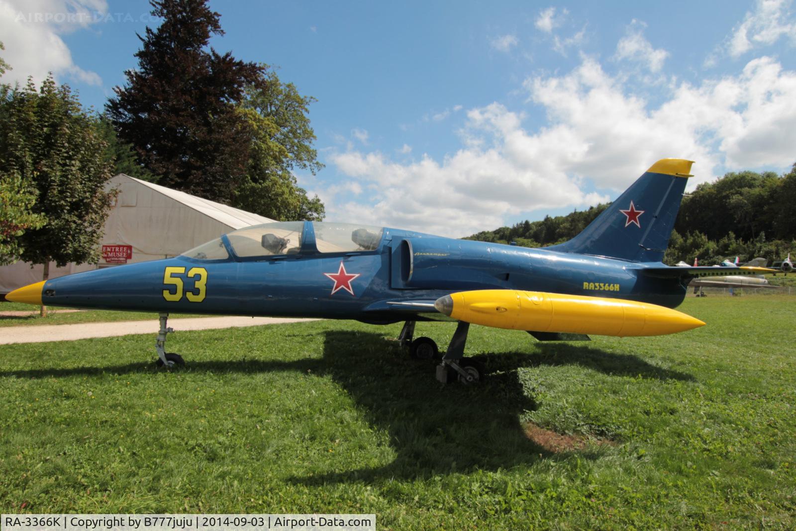 RA-3366K, Aero L-39C Albatros C/N 132029, now preserved at Savigny-Les-Beaune