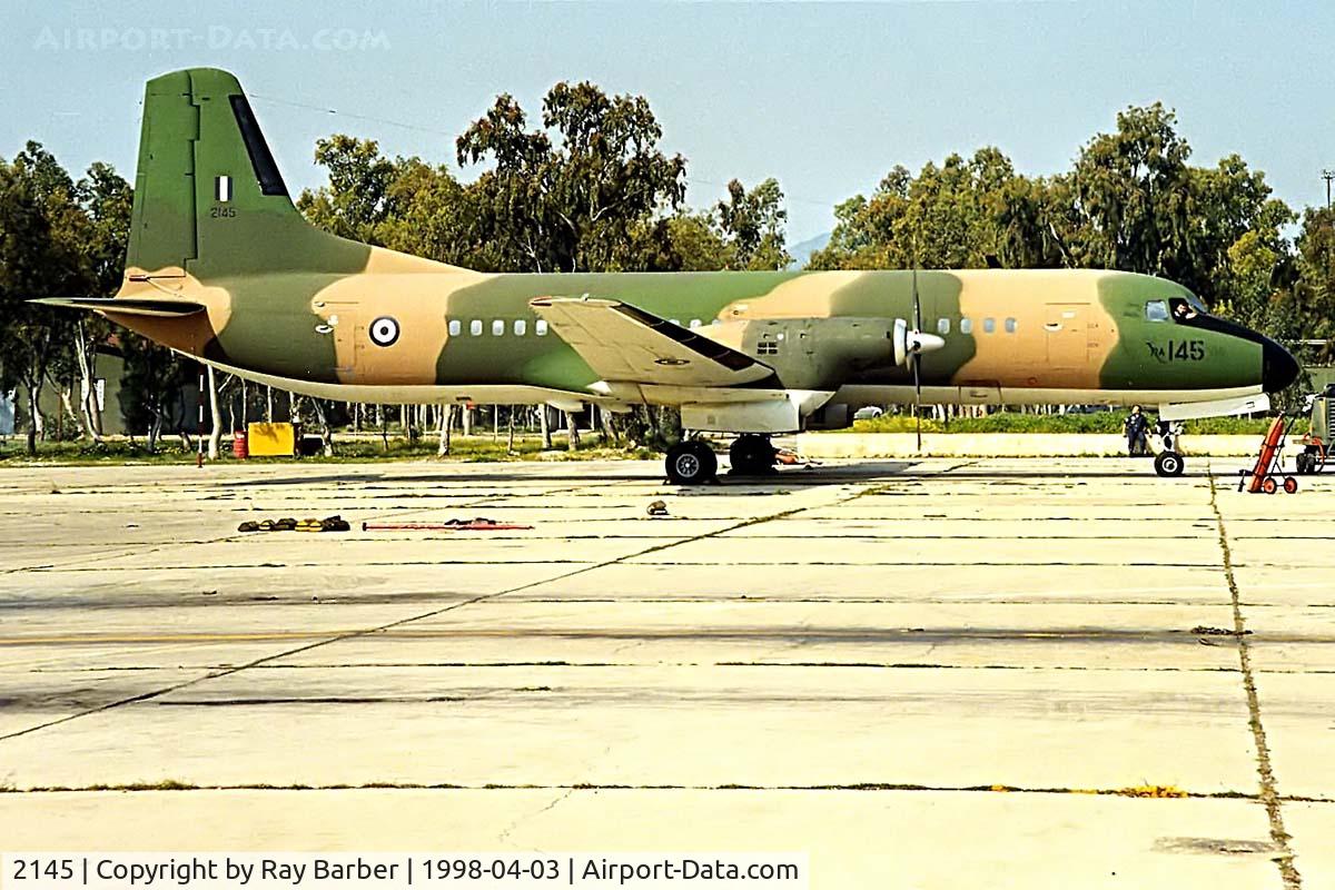 2145, 1970 NAMC YS-11A-220 C/N 2145, 2145   NAMC YS-11A-220 [2145] (Greek Air Force) Elefsis~SX 03/04/1998