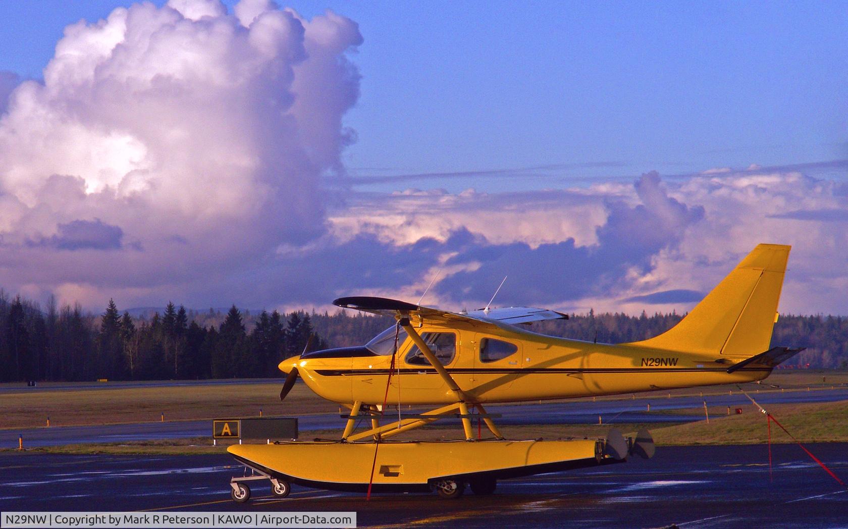 N29NW, Glasair GS-2 Sportsman C/N 7333, On Floats at Arlington Washington