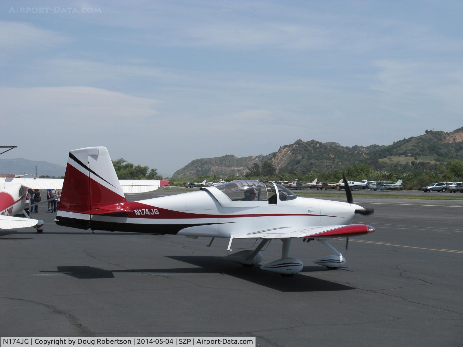 N174JG, 2008 Vans RV-7A C/N 70333, 2008 Healy JG SPECIAL Vans RV-7A, Lycoming O-360-B1A 180 Hp, balanced rudder, taxi hold