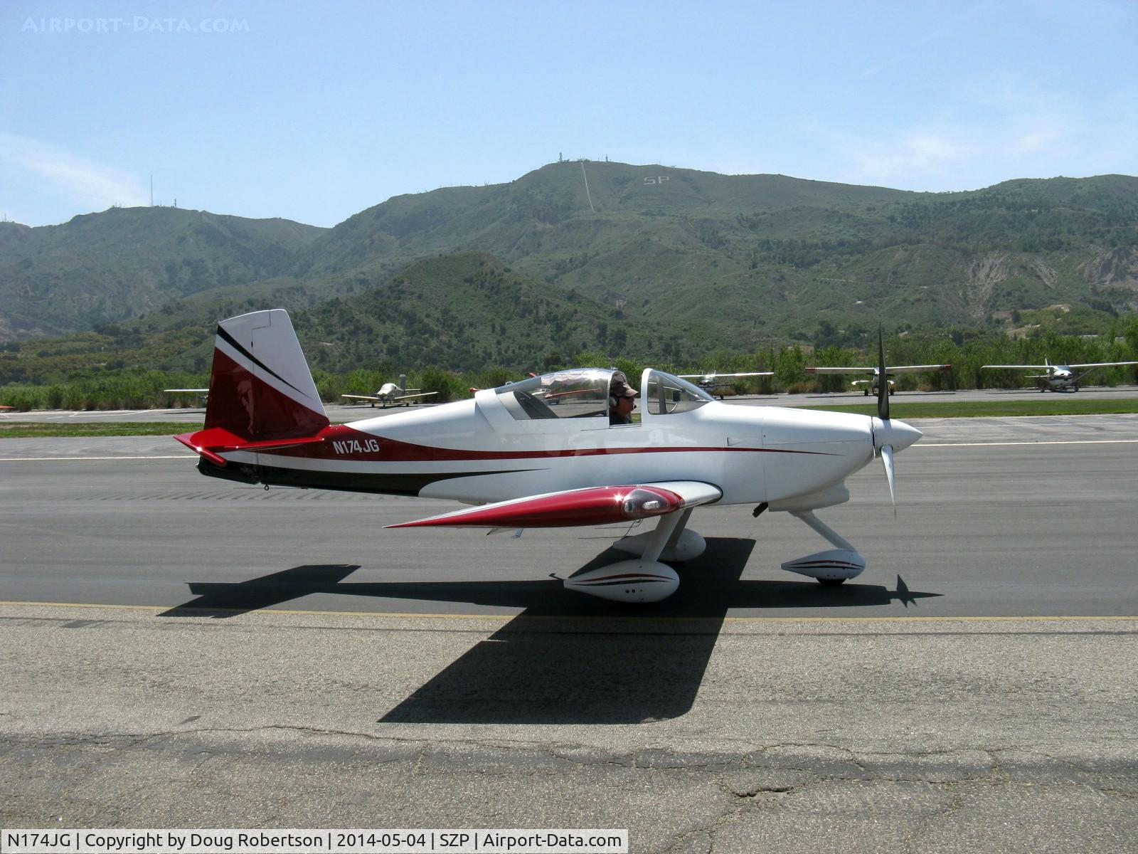 N174JG, 2008 Vans RV-7A C/N 70333, 2008 Healy JG SPECIAL Vans RV-7A, Lycoming O-360-B1A 180 Hp, taxi
