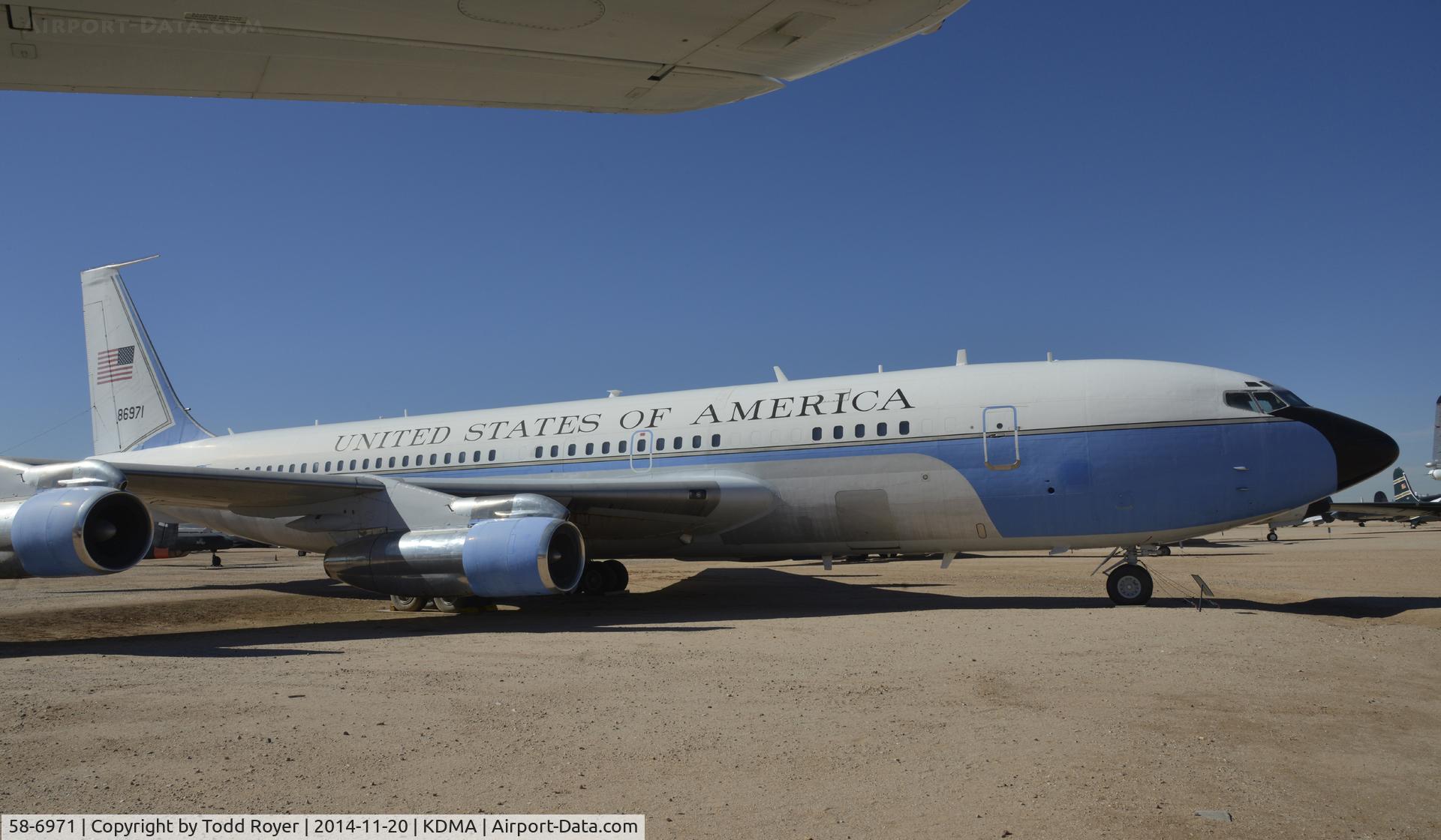 58-6971, 1959 Boeing VC-137B C/N 17926/40, On display at the Pima Air and Space Museum