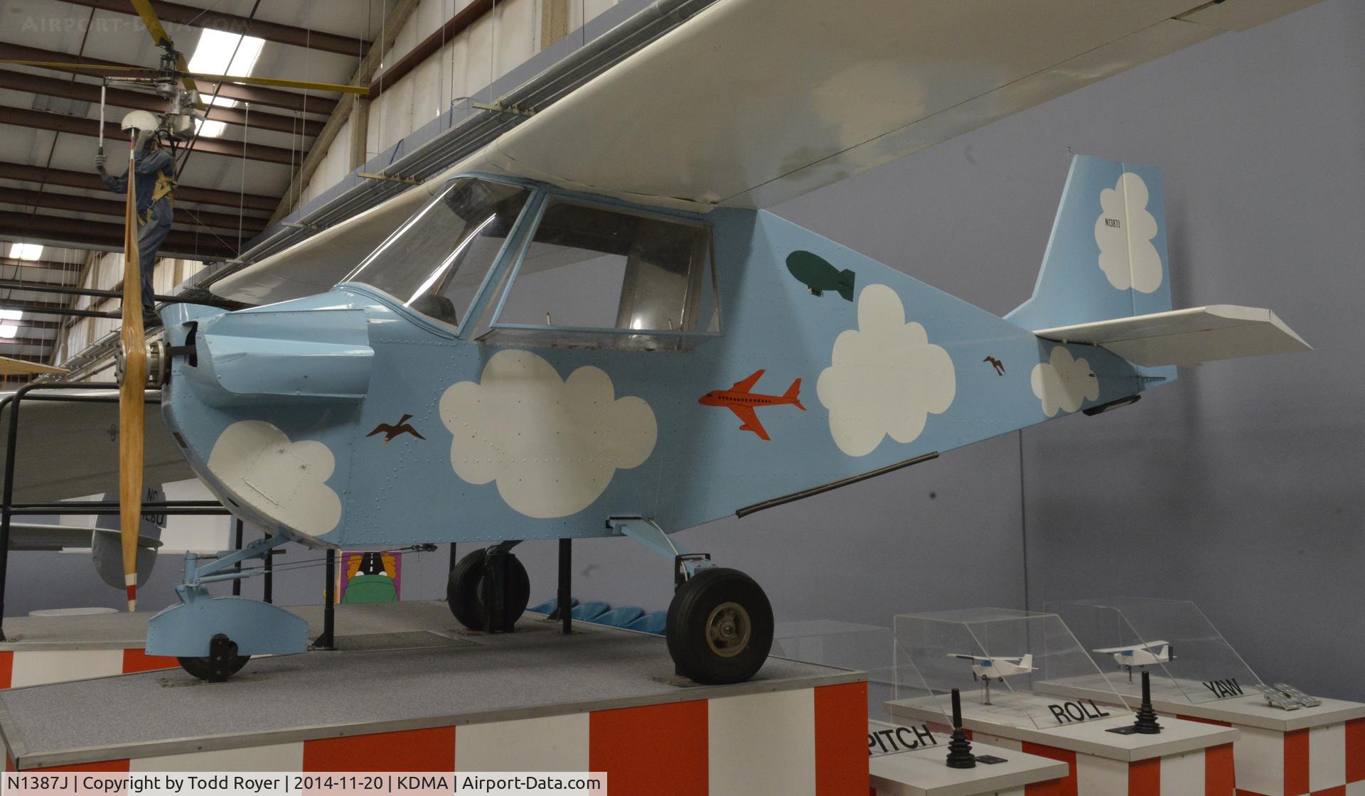 N1387J, Aerosport Quail C/N Q547169410, On display at the Pima Air and Space Museum