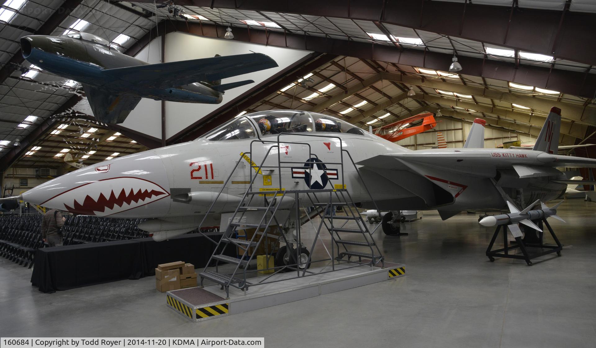160684, Grumman F-14A Tomcat C/N 303, On Display at the Pima Air and Space Museum