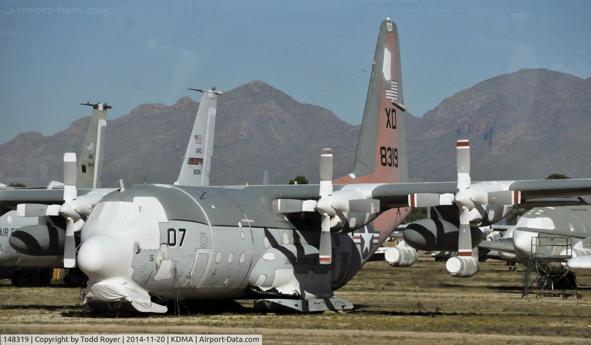 148319, 1960 Lockheed LC-130F Hercules C/N 282-3564, Passing time at the 