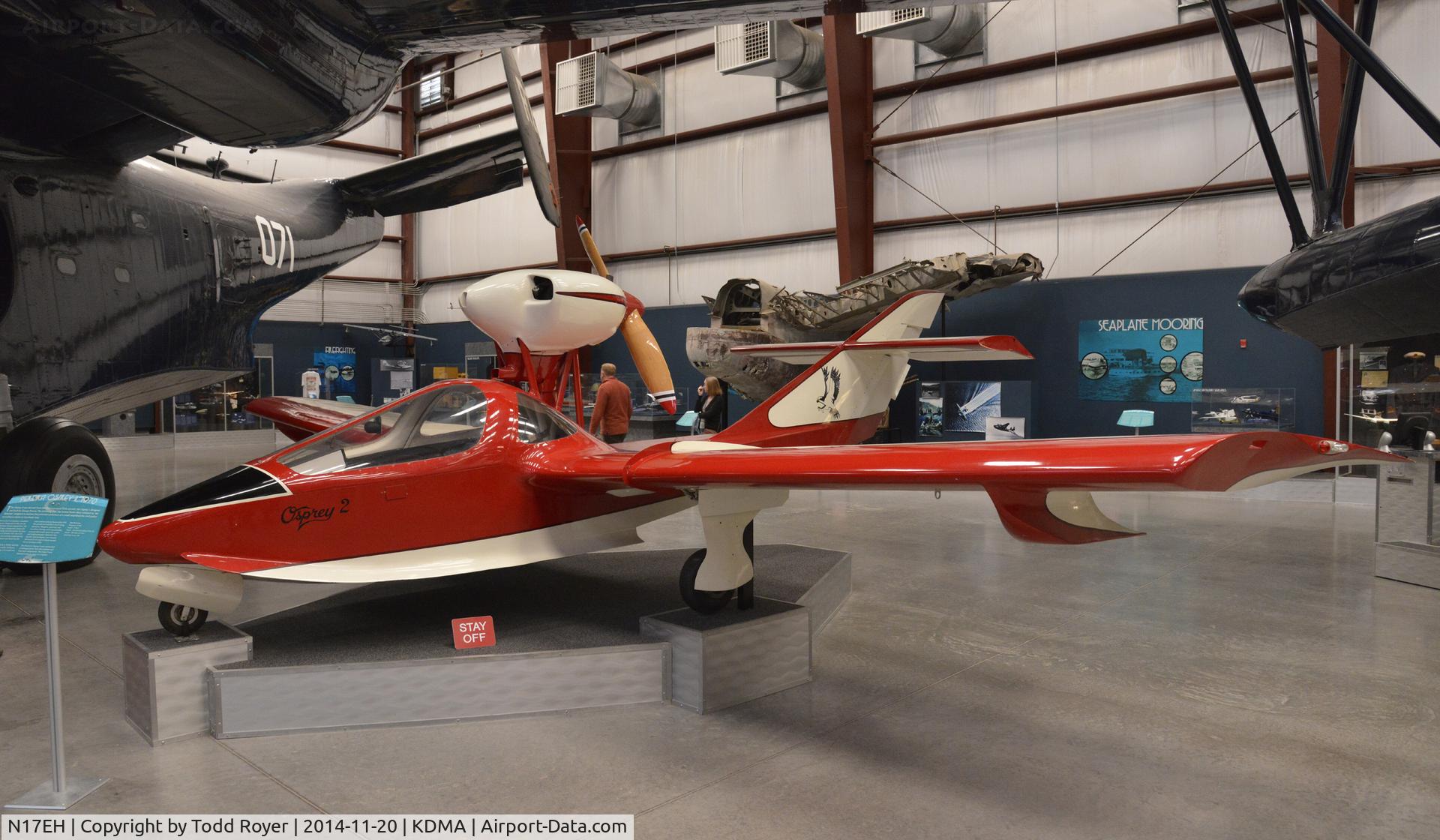 N17EH, Pereira Osprey II C/N 105A, On display at the Pima Air and Space Museum