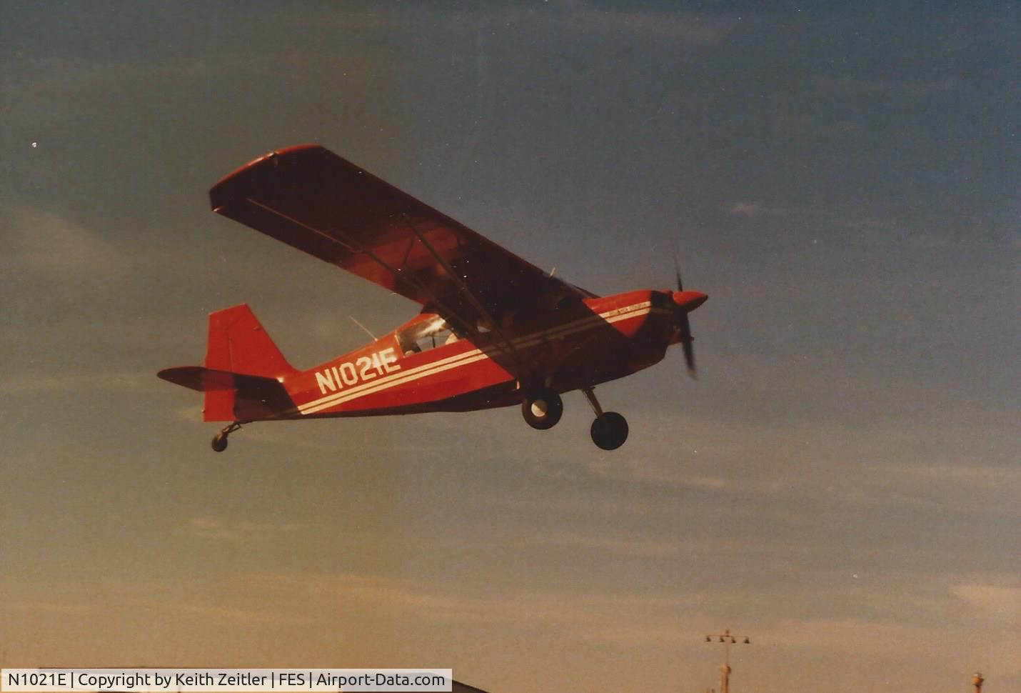N1021E, 1977 Bellanca 7ECA Citabria C/N 1204-77, N1021E in flight Festus, Missouri