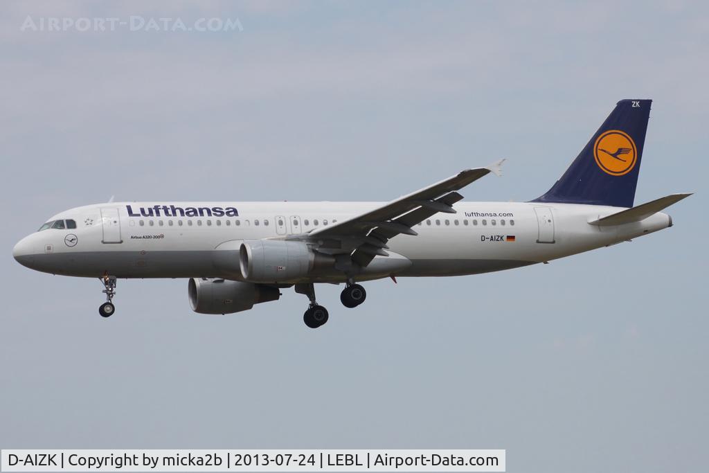 D-AIZK, 2012 Airbus A320-214 C/N 5122, Landing