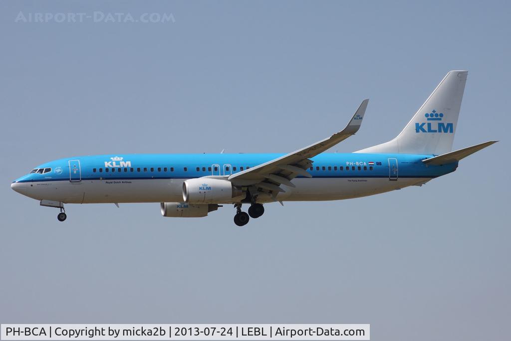 PH-BCA, 2010 Boeing 737-8K2 C/N 37820, Landing