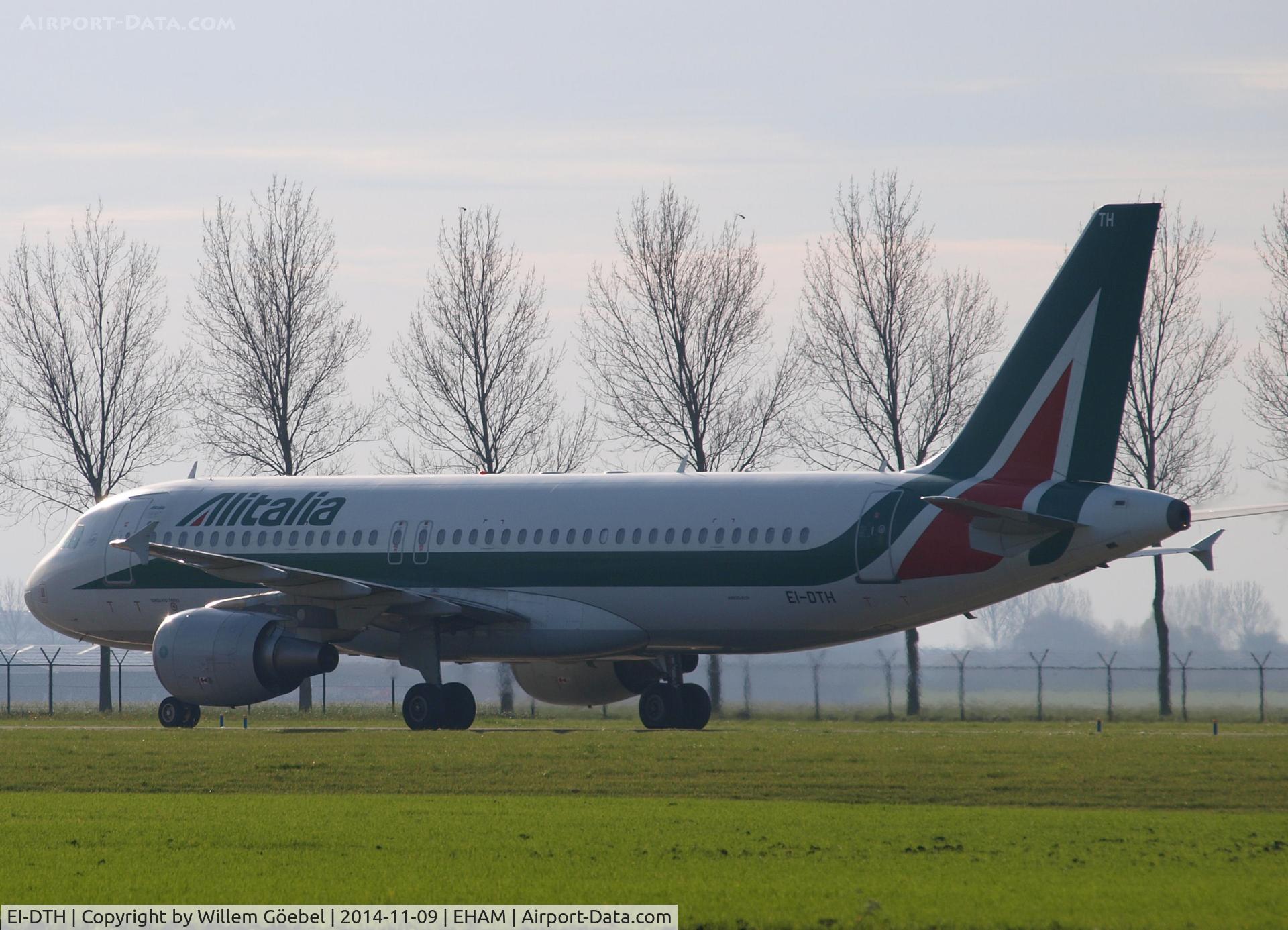 EI-DTH, 2009 Airbus A320-216 C/N 3956, Taxi to the gate of Schiphol Airport