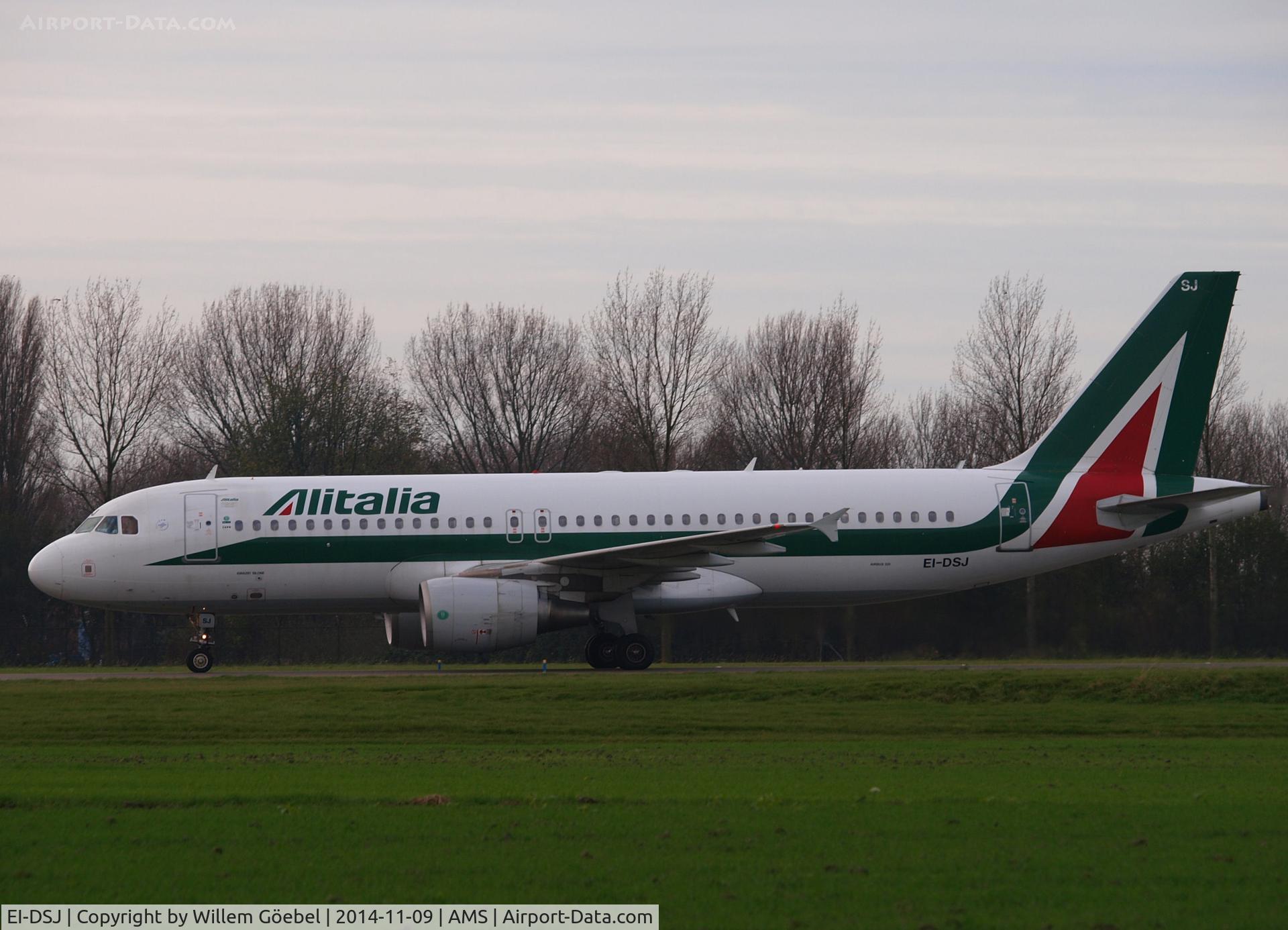EI-DSJ, 2007 Airbus A320-216 C/N 3295, Taxi to the gate of Schiphol Airport