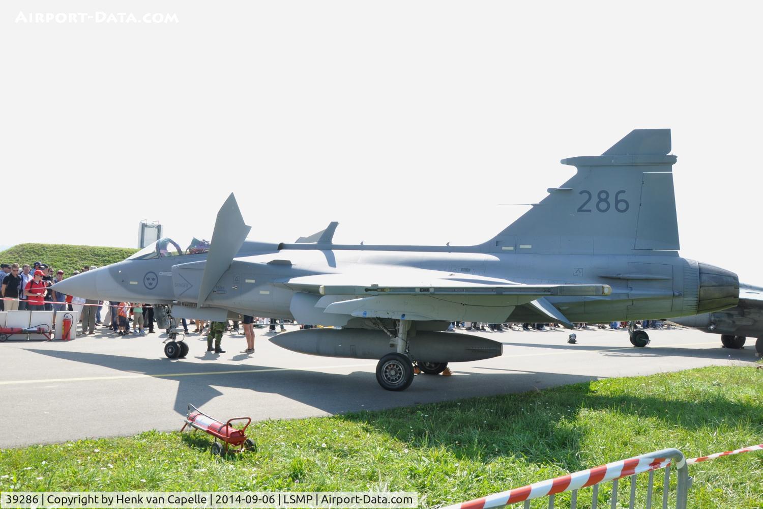 39286, Saab JAS-39C Gripen C/N 39286, Saab JAS39C Gripen of the Swedish Air Force at Payerne Air Base, Switzerland, AIR14