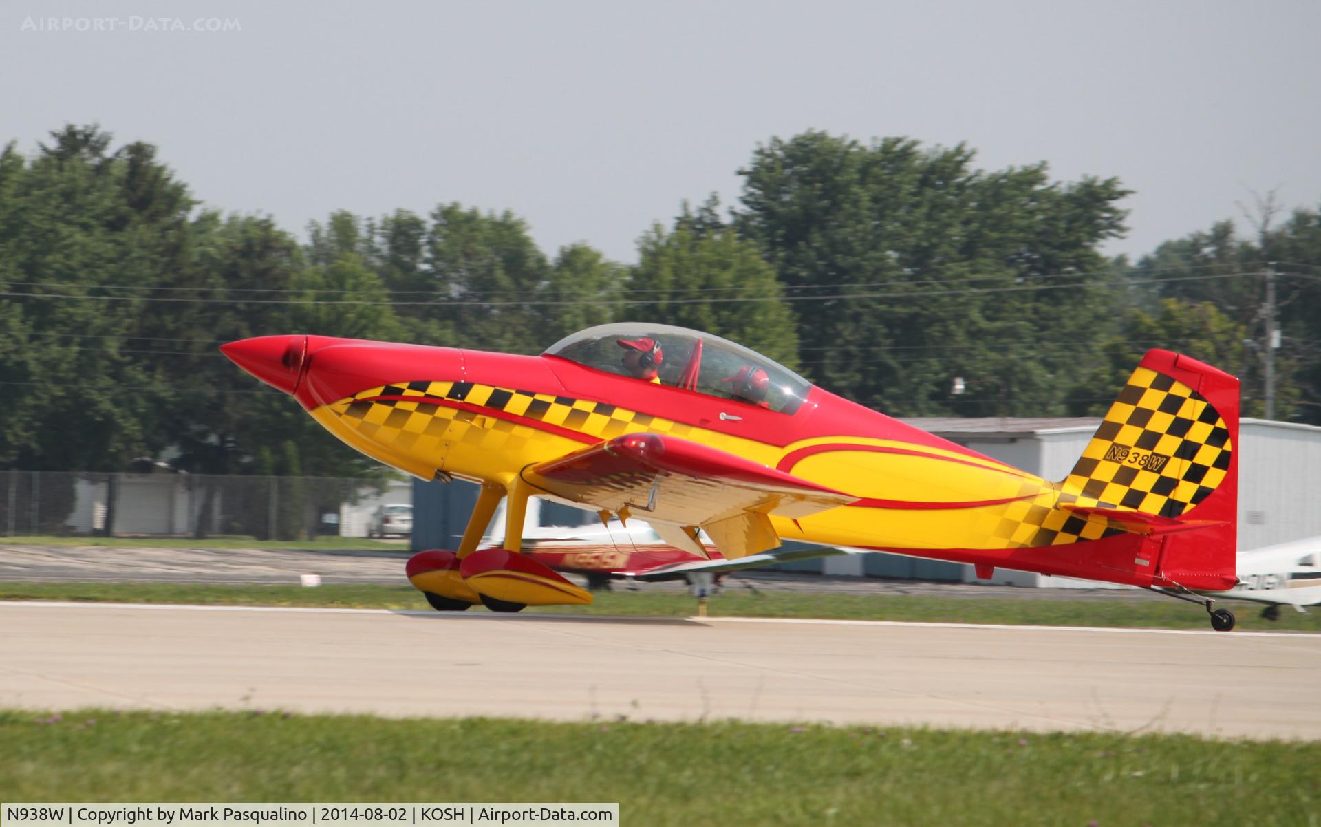 N938W, 2014 Vans RV-8 C/N 82900, Vans RV-8