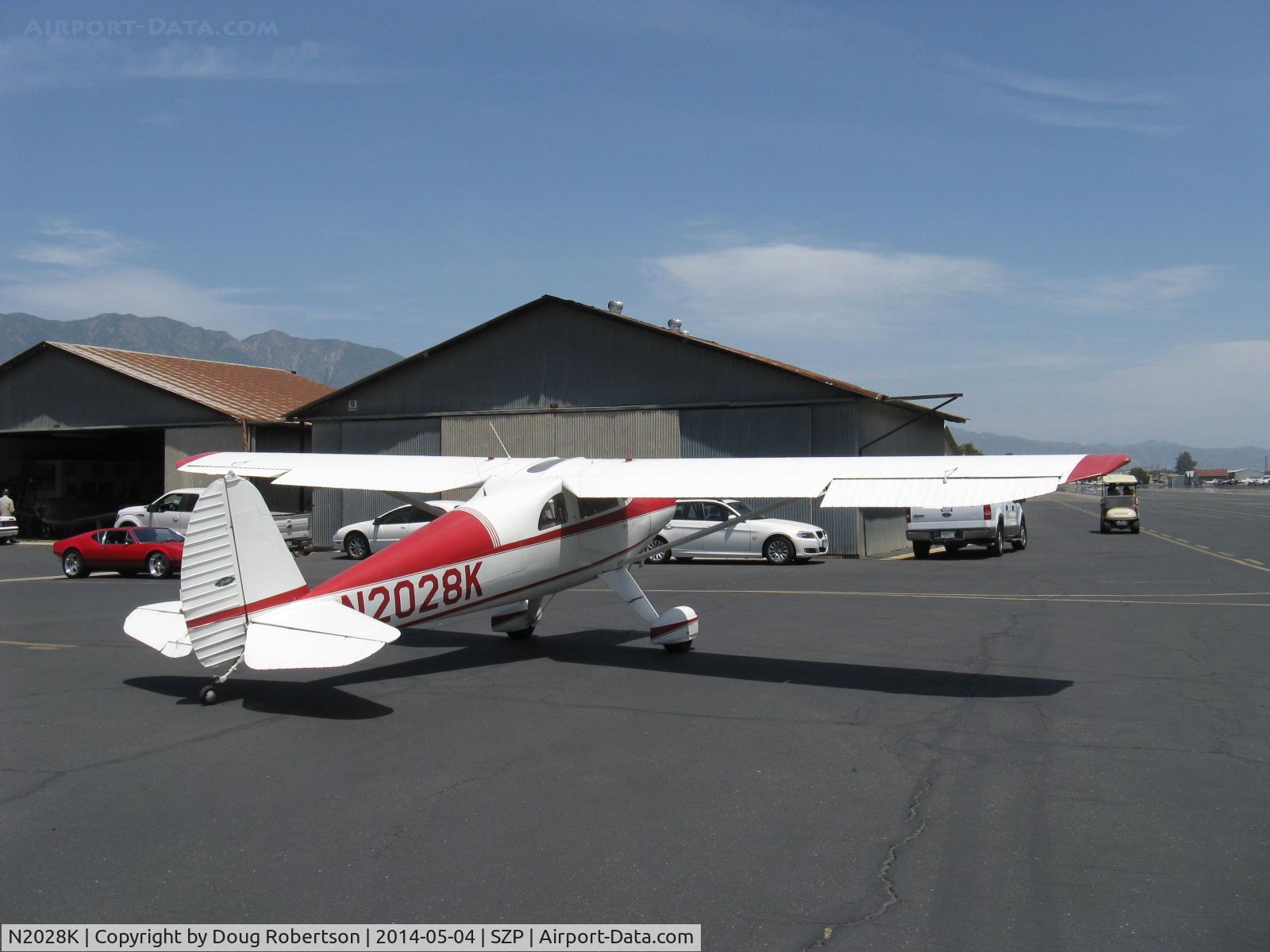 N2028K, 1947 Luscombe 8E Silvaire C/N 4755, 1947 Luscombe 8E SILVAIRE, Continental C85 85 Hp, full paint finish over original aluminum