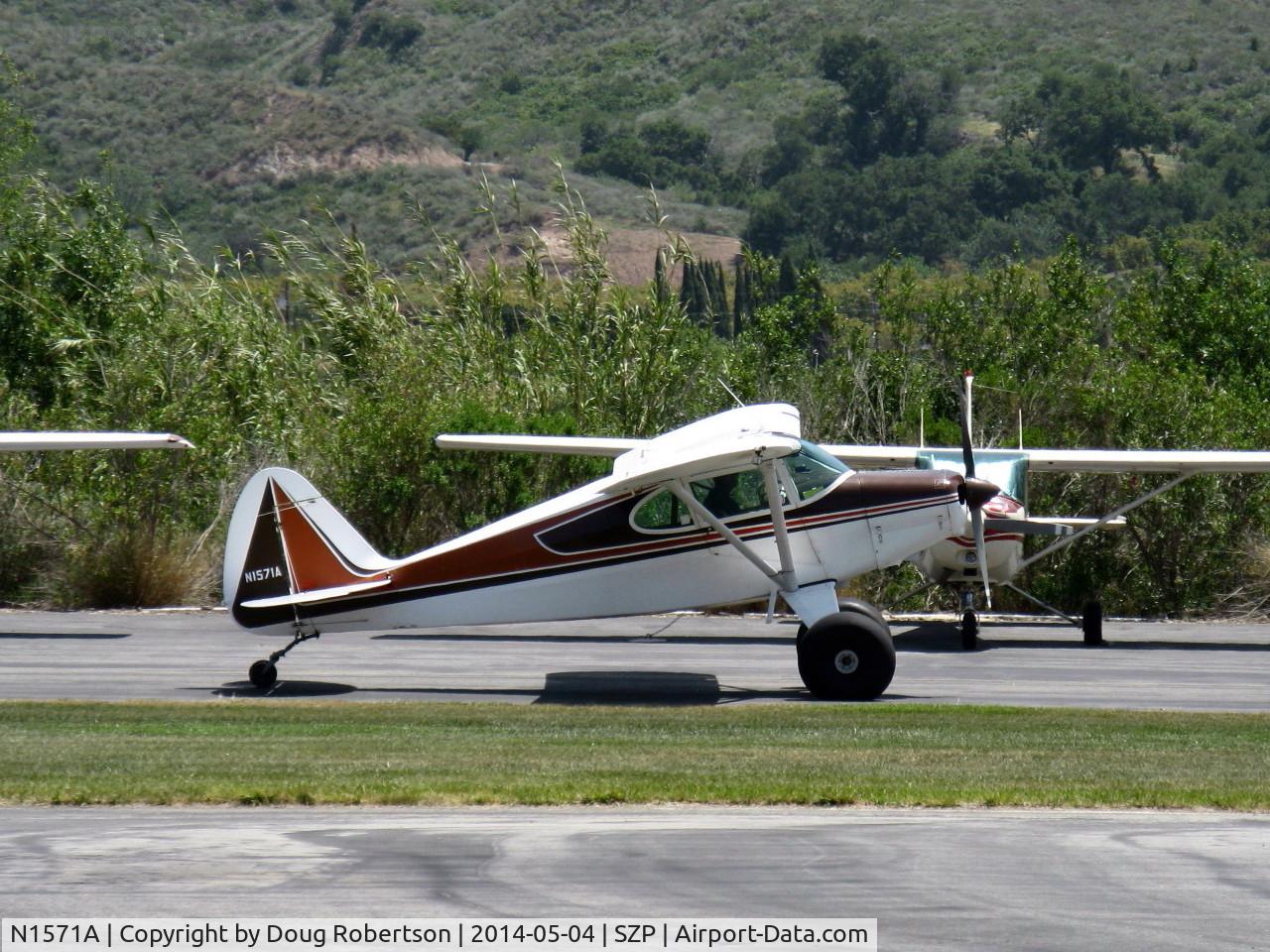 N1571A, 1951 Piper PA-20-135 Pacer C/N 20-787, 1951 Piper PA-20-135 PACER, Lycoming O-290-D 135 Hp, tundra mains, taxi