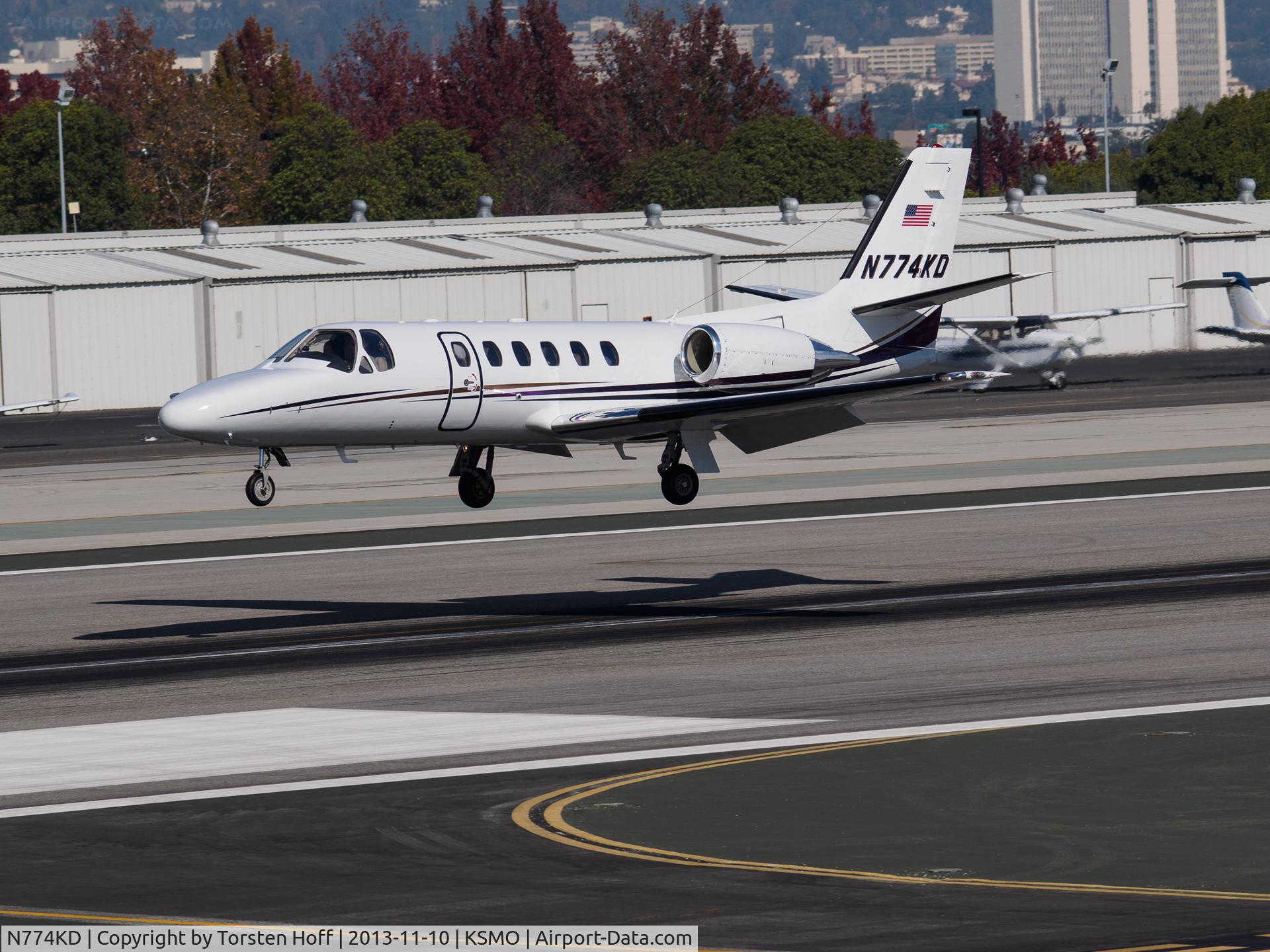 N774KD, 1997 Cessna 550 Citation Bravo C/N 550-0820, N774KD arriving on RWY 21