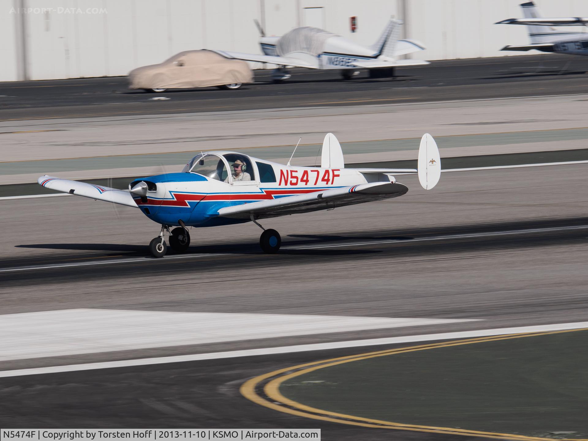 N5474F, 1968 Mooney A2a Cadet C/N B-274, N5474F departing from RWY 21
