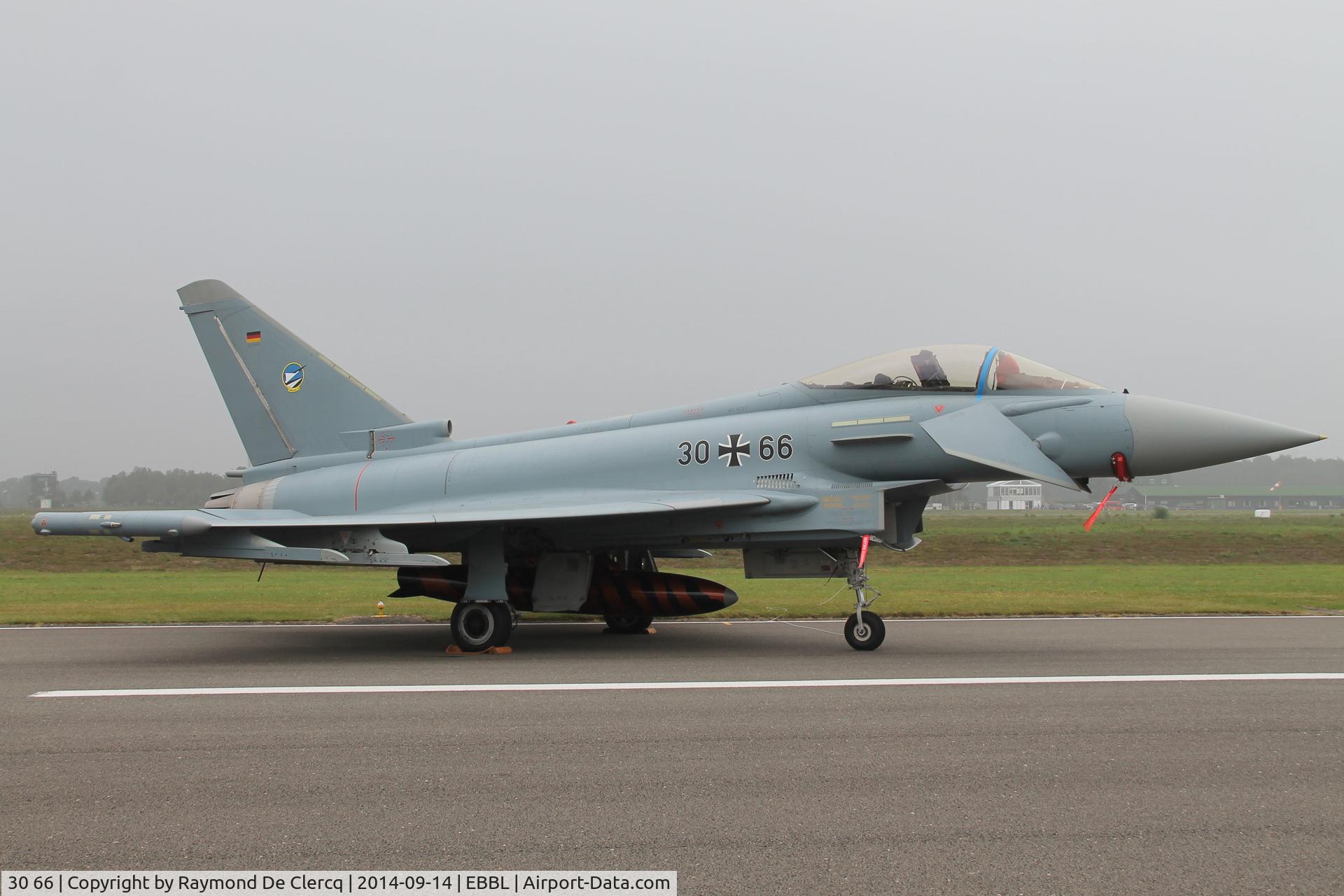 30 66, Eurofighter EF-2000 Typhoon S C/N GS049, Kleine Brogel Airshow 2014.
