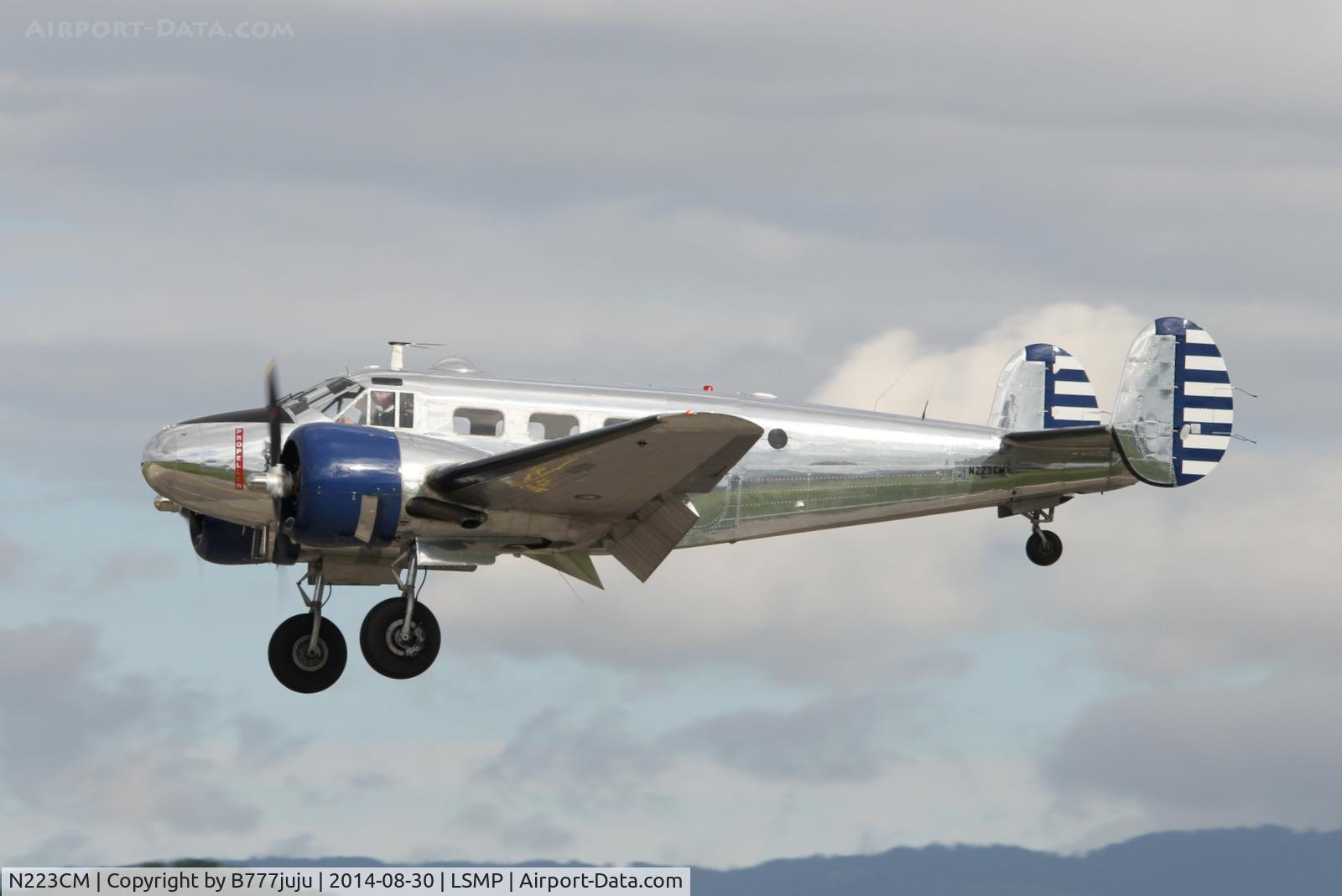 N223CM, 1952 Beech D18S C/N CA223, at AIR14