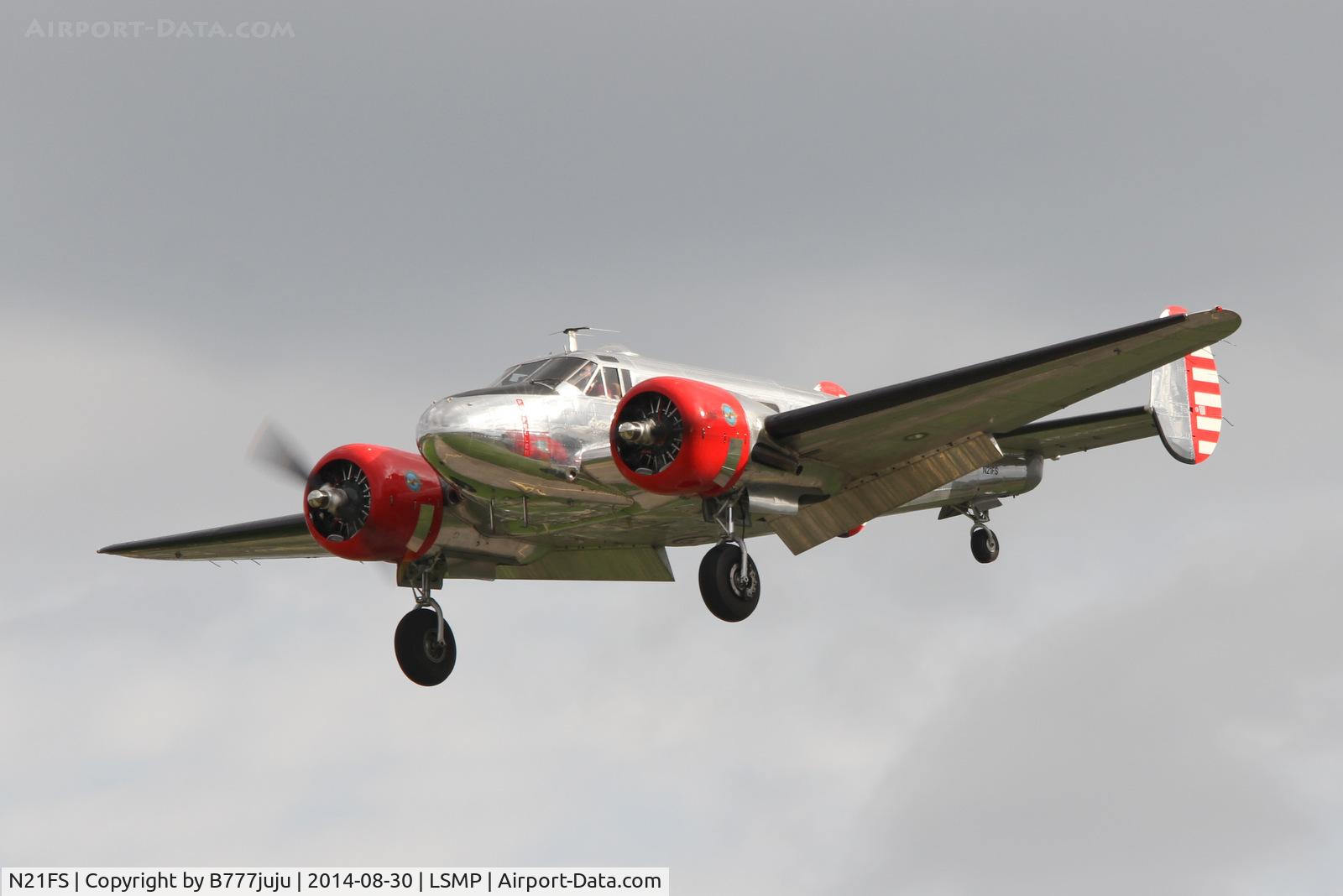 N21FS, 1952 Beech Expeditor 3NM C/N CA-138, at AIR14