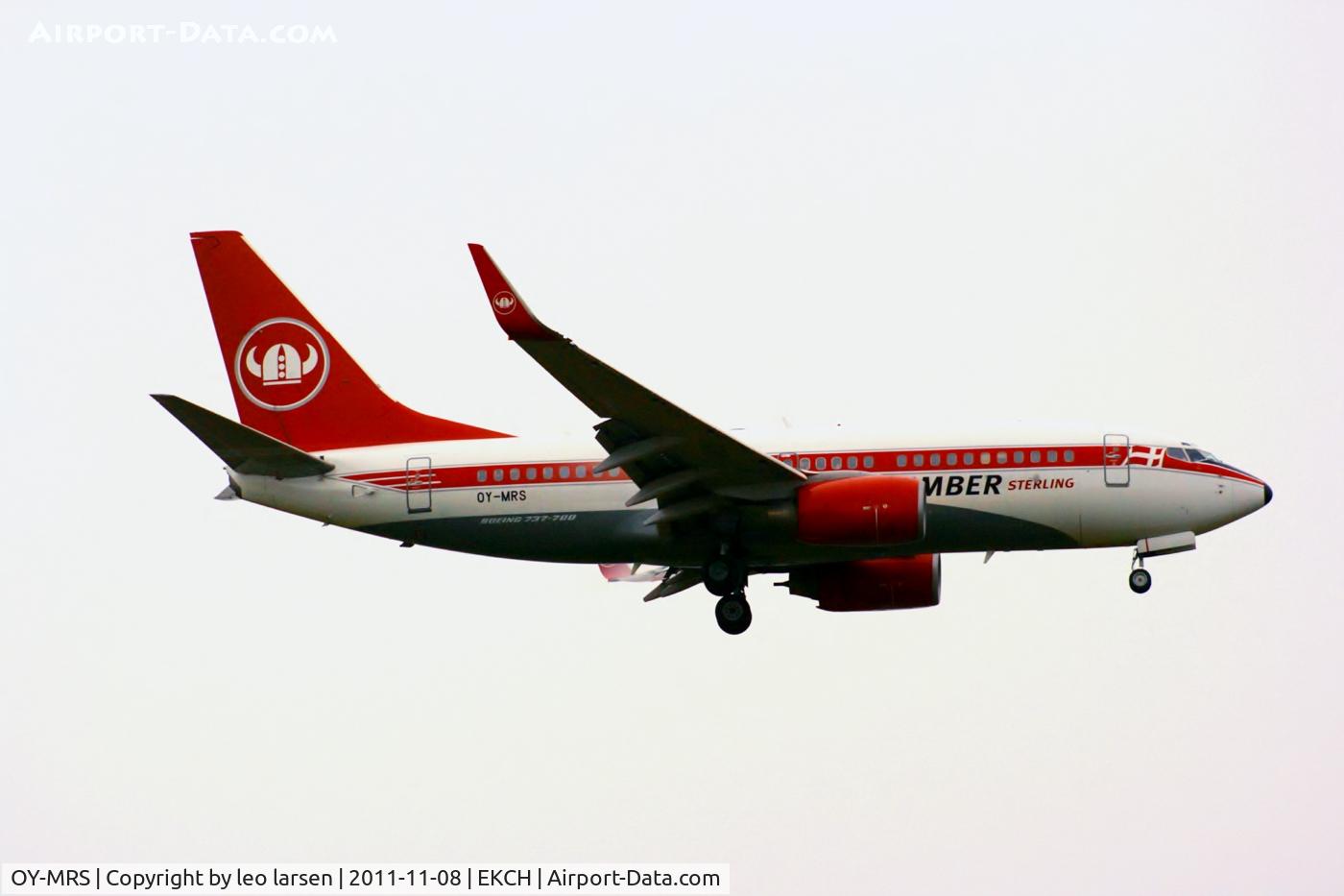 OY-MRS, 2002 Boeing 737-76N C/N 32737, Copenhagen 8.11.11