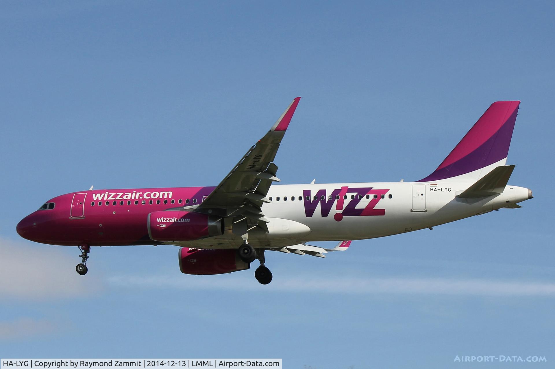 HA-LYG, 2013 Airbus A320-232 C/N 5539, A320 HA-LYG Wizzair