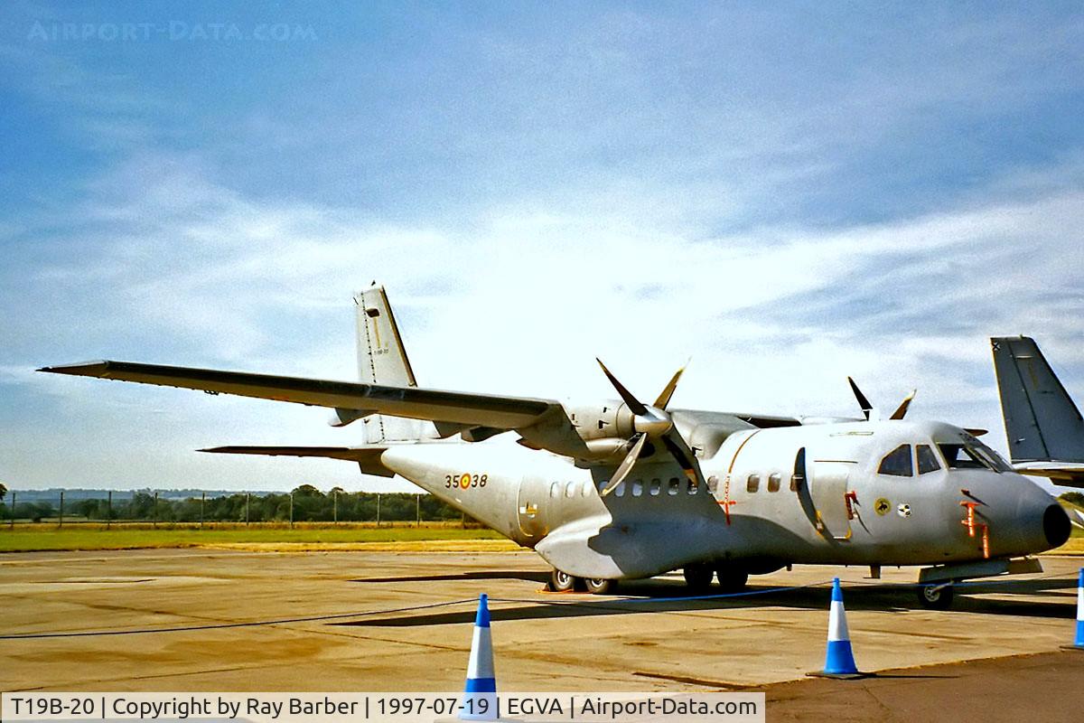 T19B-20, 1993 Airtech CN-235M-100 C/N C079, CASA 235-100M [C079] (Spanish Air Force) RAF Fairford~G 19/07/1997