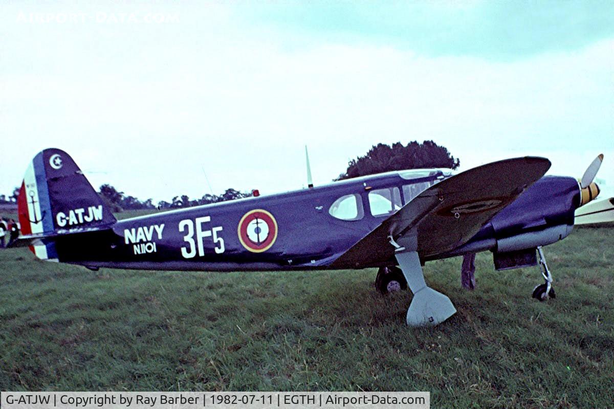 G-ATJW, 1946 Nord 1101 Noralpha C/N 167, Nord N.1101 Noralpha [167] Old Warden~G 11/07/1982. From a slide.