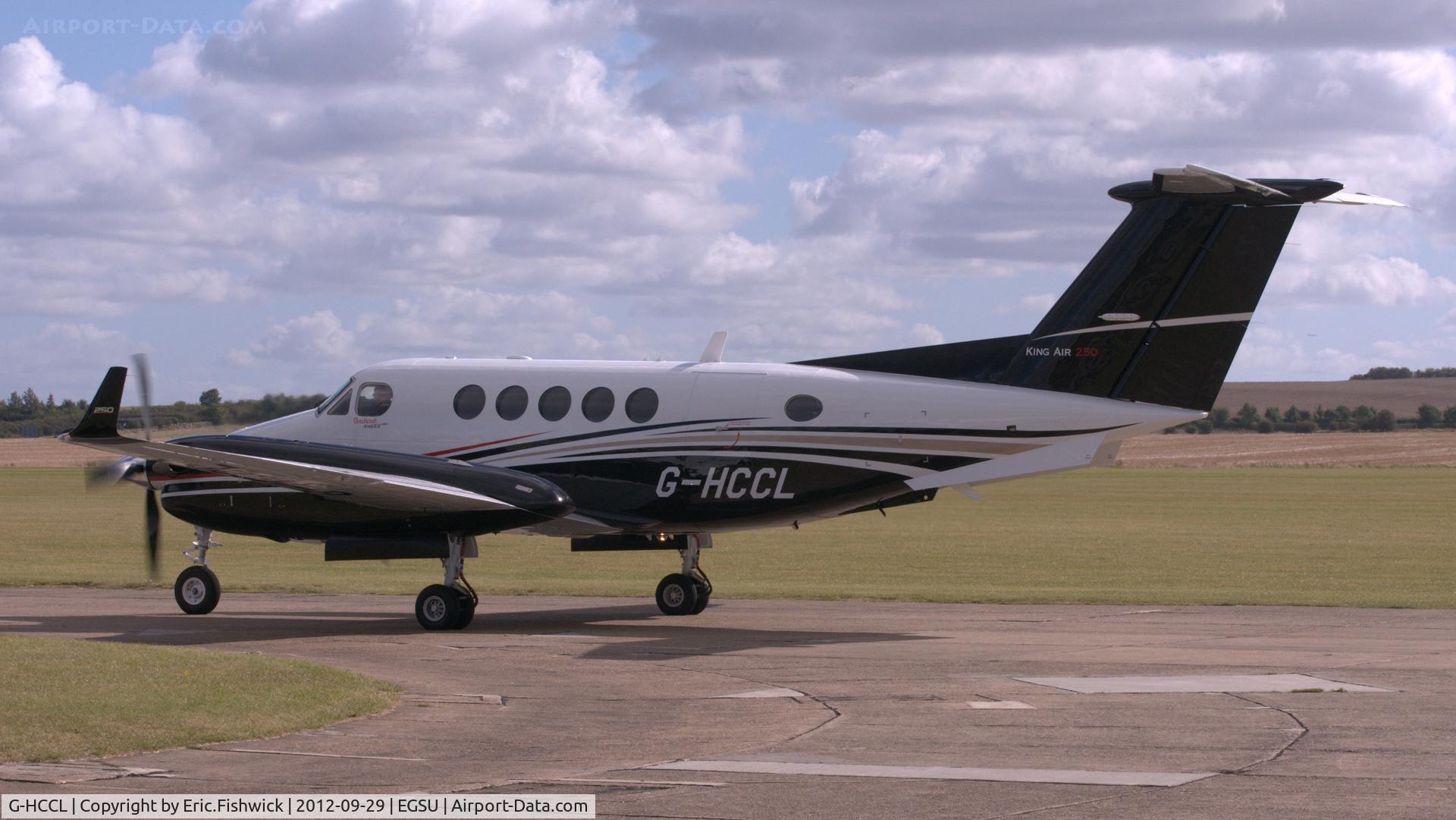 G-HCCL, 2012 Hawker Beechcraft B200GT King Air C/N BY-142, 1. G-HCCL at Duxford Airfield.