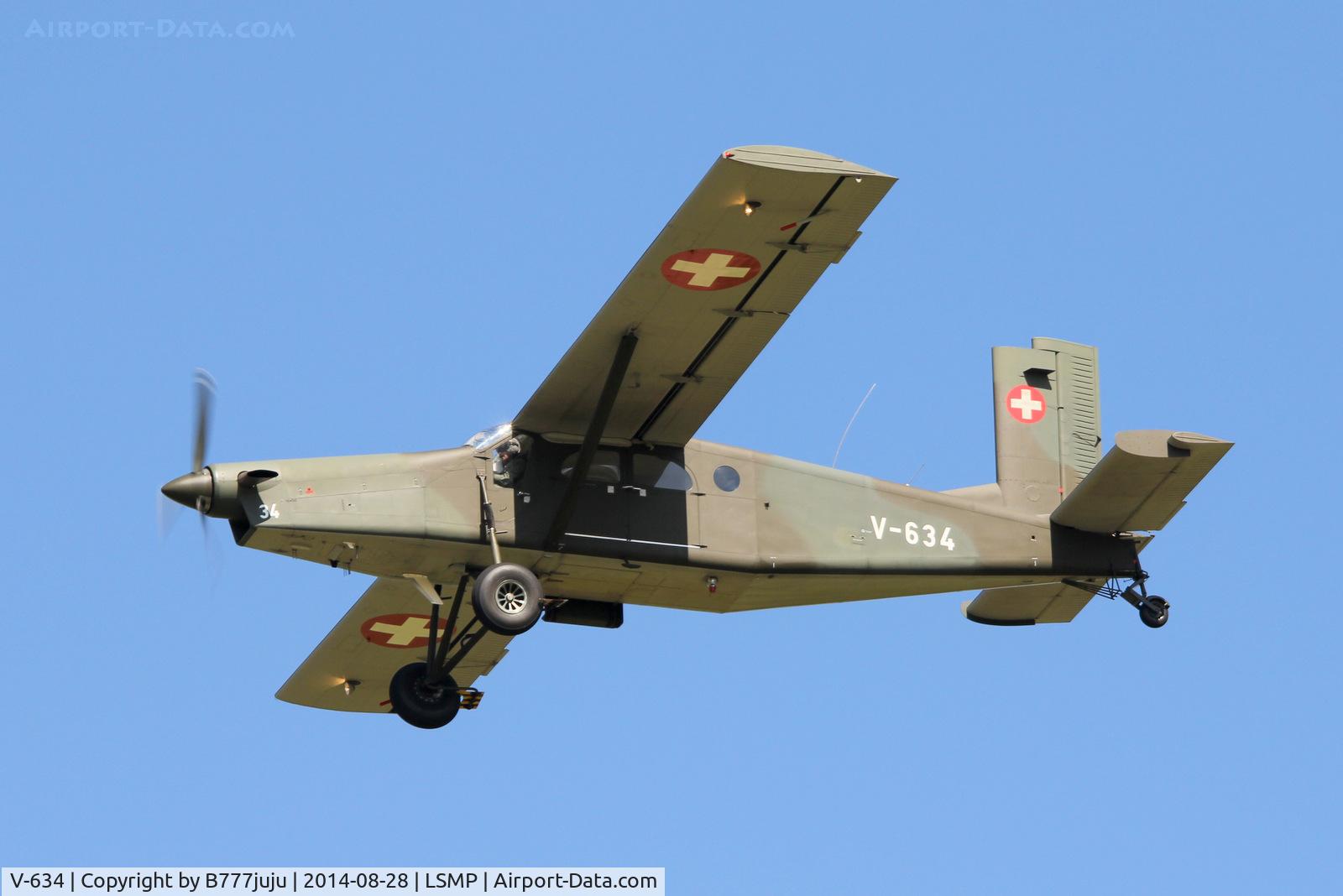 V-634, Pilatus PC-6/B2-H2M Turbo Porter C/N 759, at AIR14
