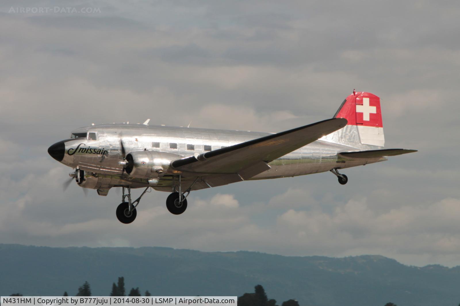 N431HM, 1943 Douglas DC-3C-S1C3G (C-47A) C/N 9995, at AIR14