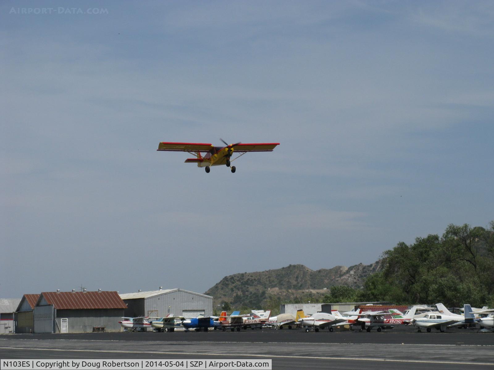 N103ES, 2005 Zenair CH-701SP C/N 7-9728, 2005 Vaillancourt Zenair STOL CH-701SP 'Sky Jeep', Rotax 912 100 Hp, STOL climbout Rwy 22