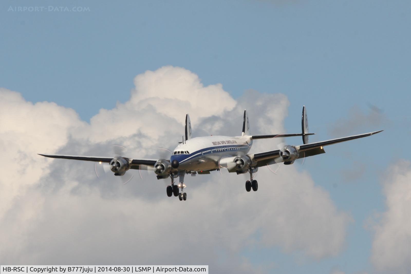 HB-RSC, 1955 Lockheed C-121C Super Constellation (L-1049F) C/N 1049F-4175, at AIR14