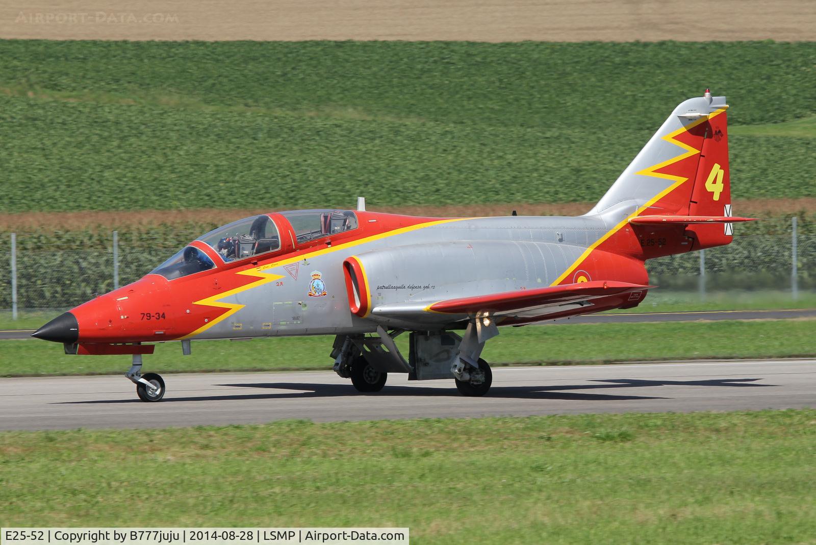 E25-52, CASA C-101EB Aviojet C/N EB01-52-053, at AIR14
