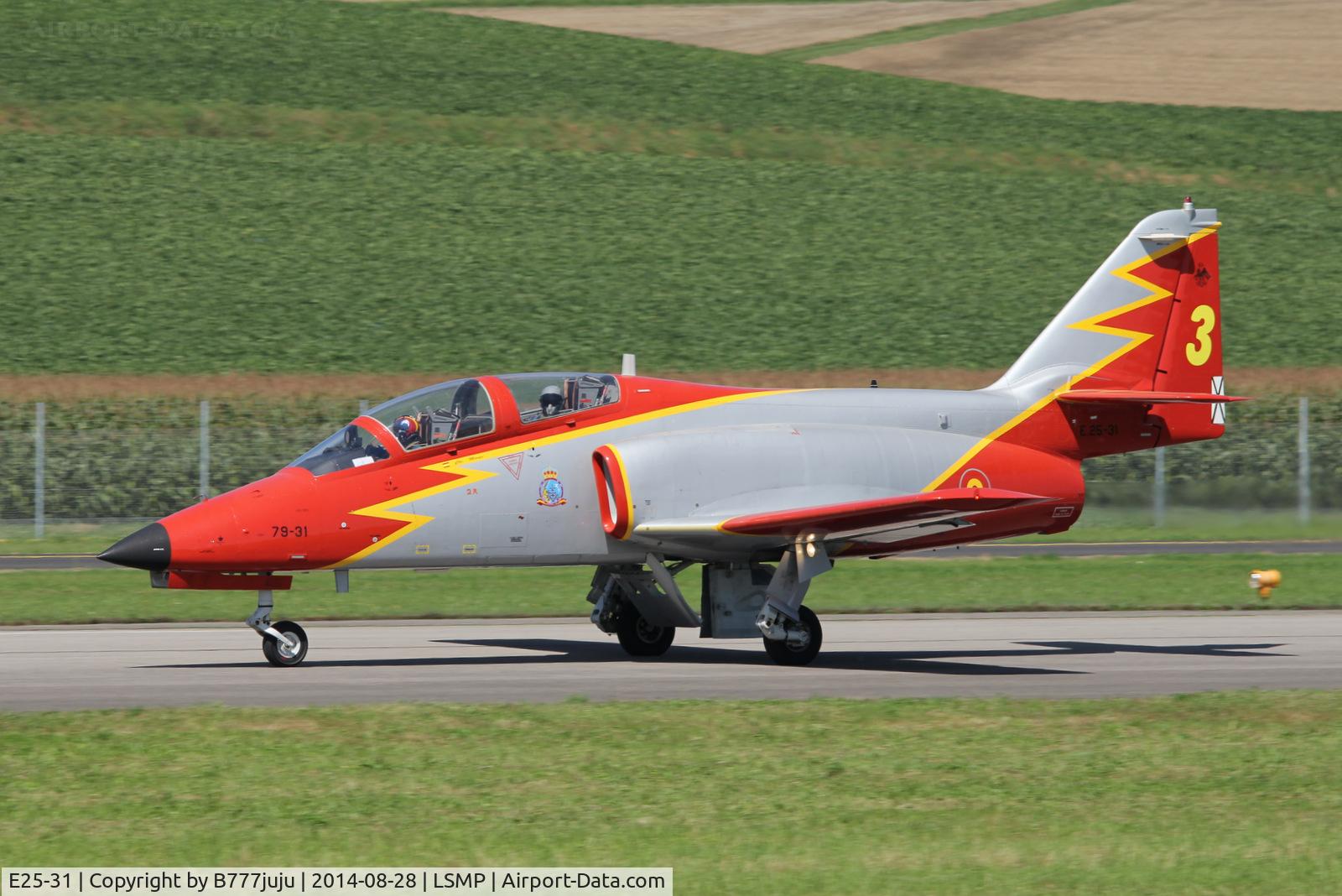 E25-31, CASA Casa101 Aviojet C/N EB01-87-101, at AIR14
