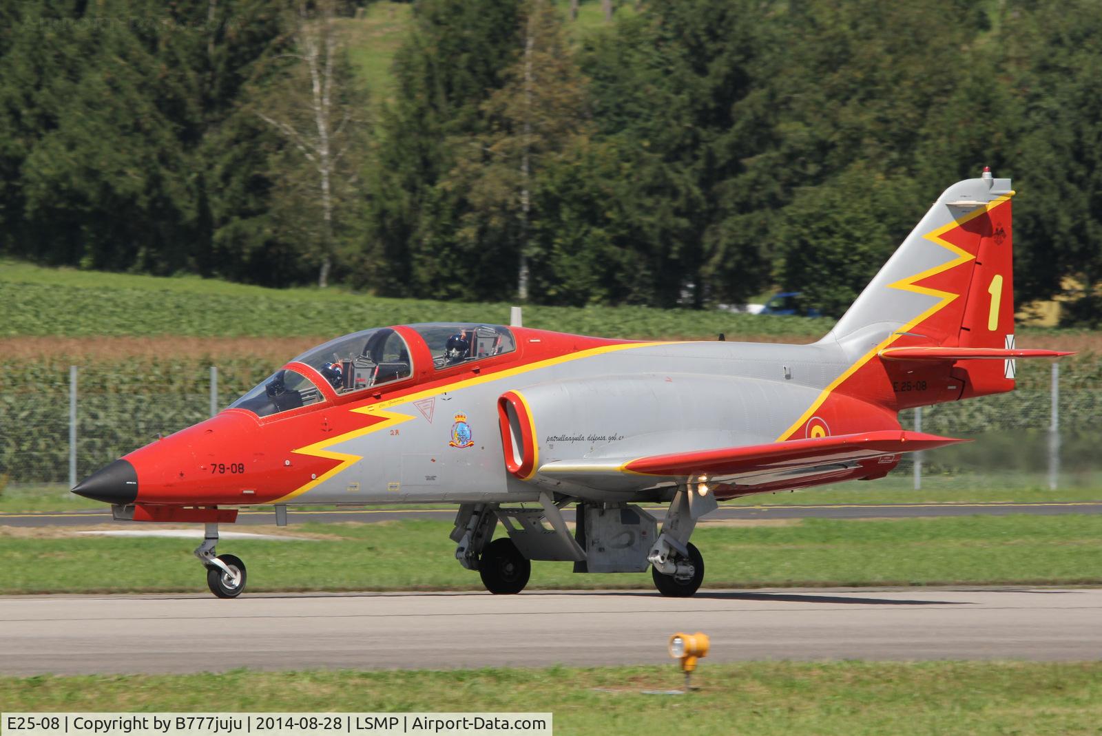 E25-08, CASA C-101EB Aviojet C/N EB01-08-008, at AIR14