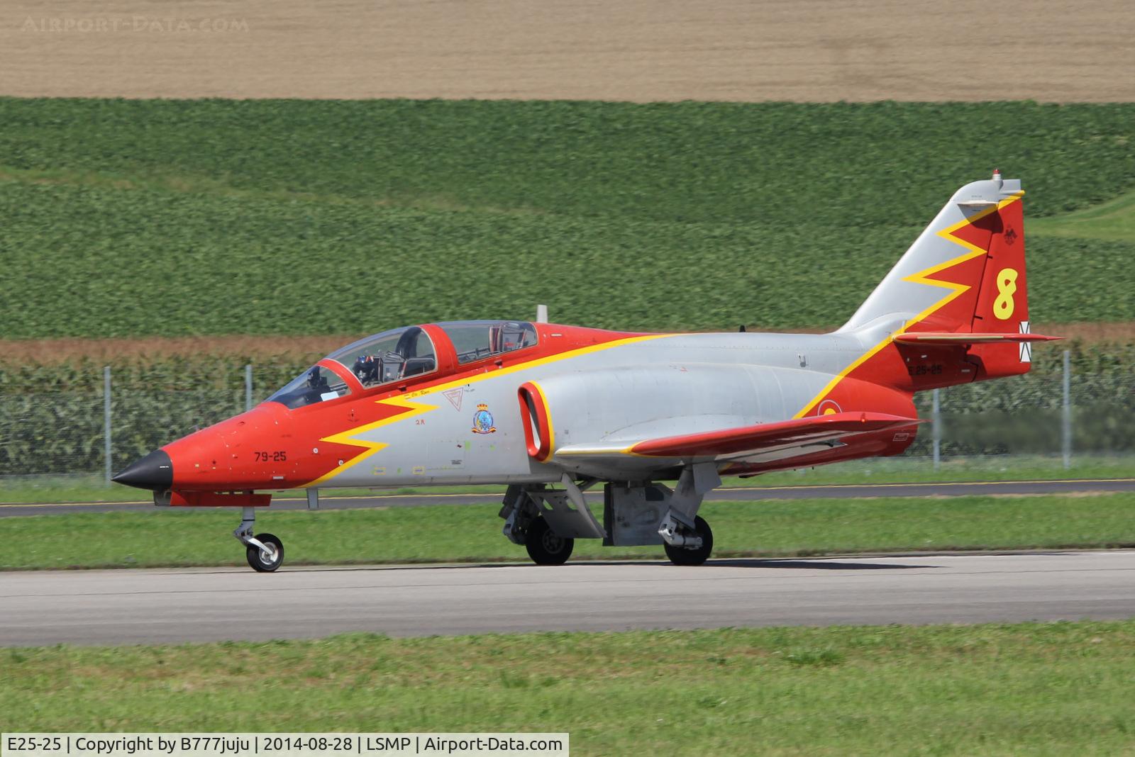E25-25, CASA C-101EB Aviojet C/N EB01-23-025, at AIR14