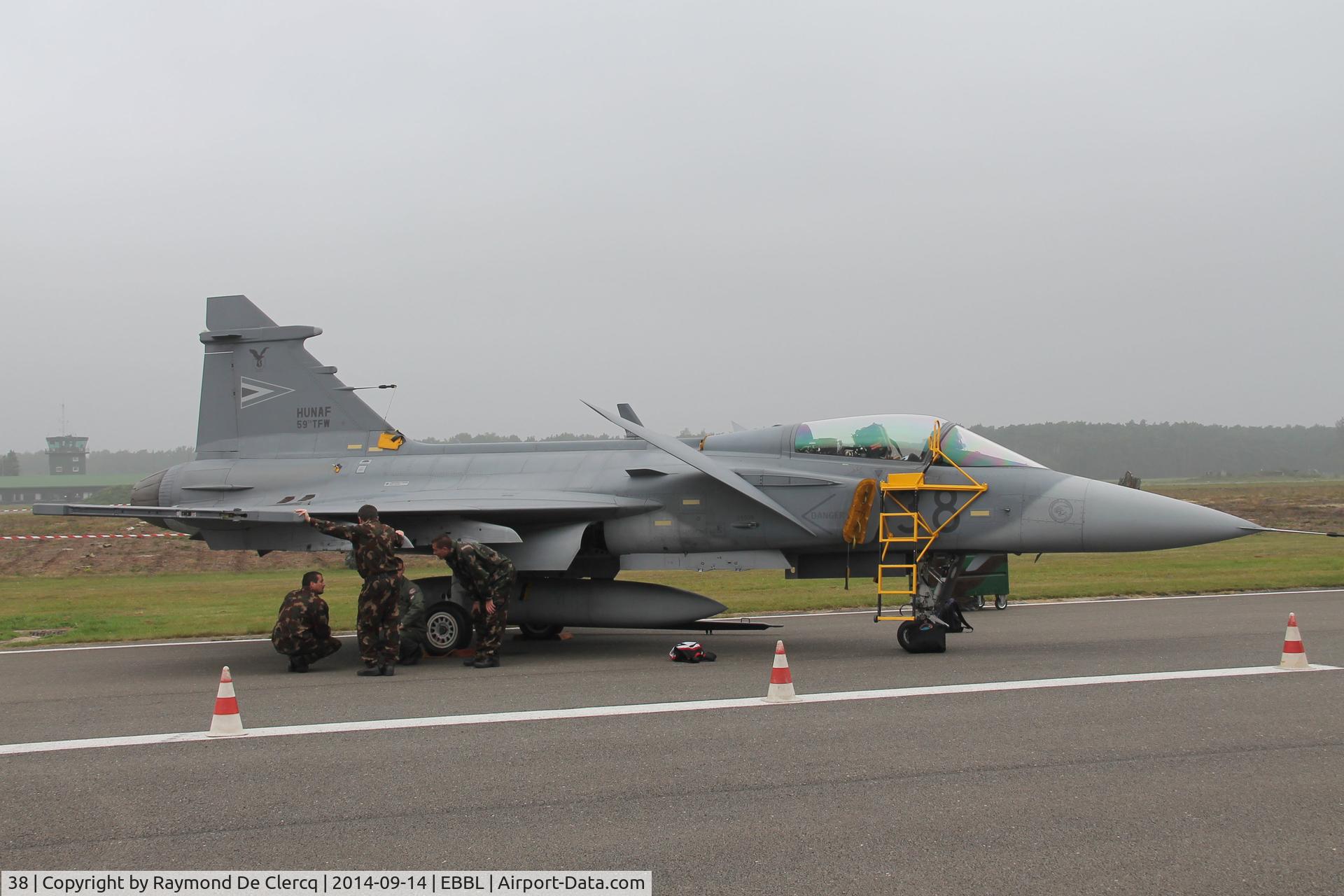 38, Saab JAS-39C Gripen C/N 39309, Kleine Brogel Airshow 2014.