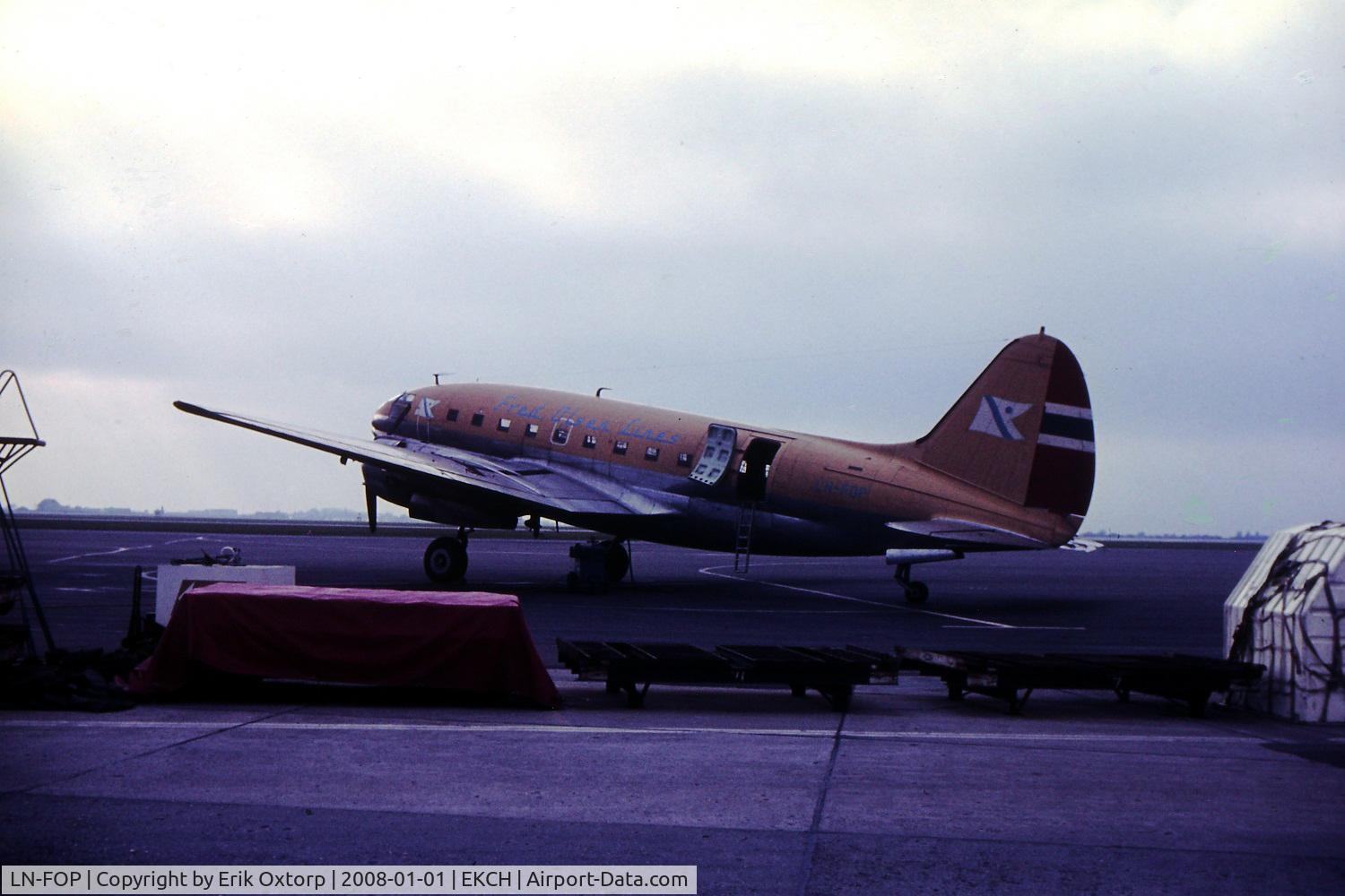 LN-FOP, 1944 Curtiss C-46R Commando C/N 27049, LN-FOP in CPH