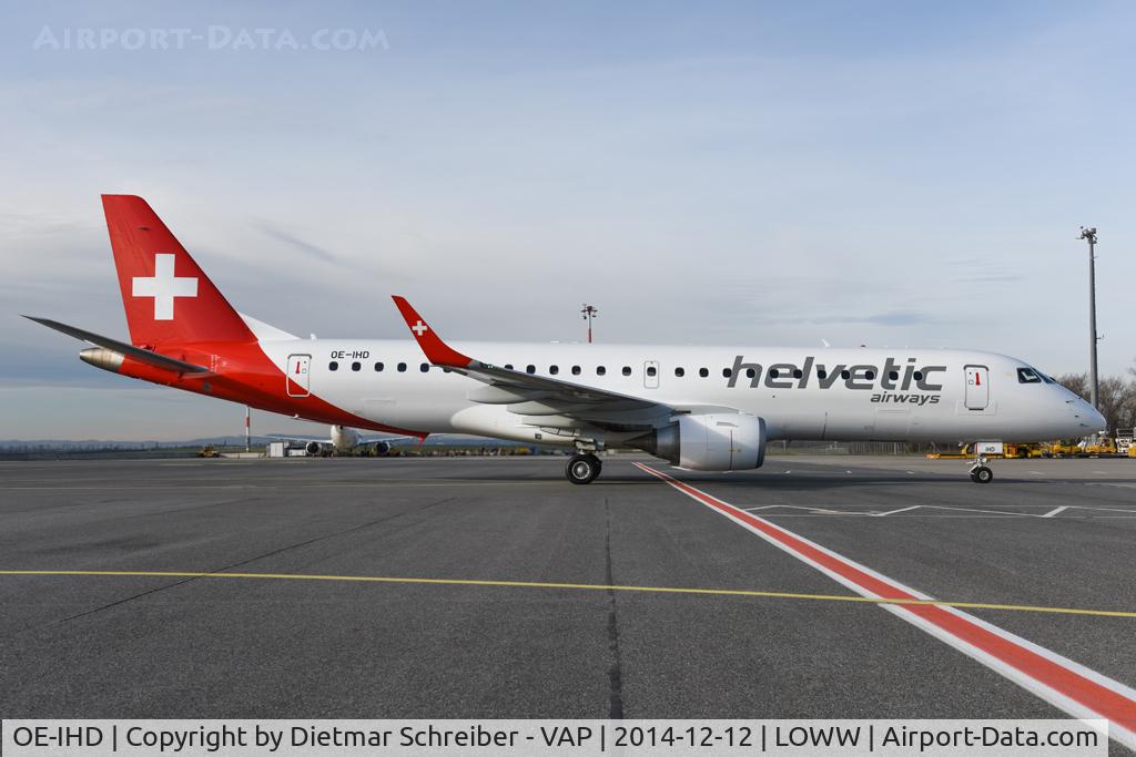 OE-IHD, 2010 Embraer E190 (ERJ-190-100) C/N 19000354, Helvetic Embraer 190