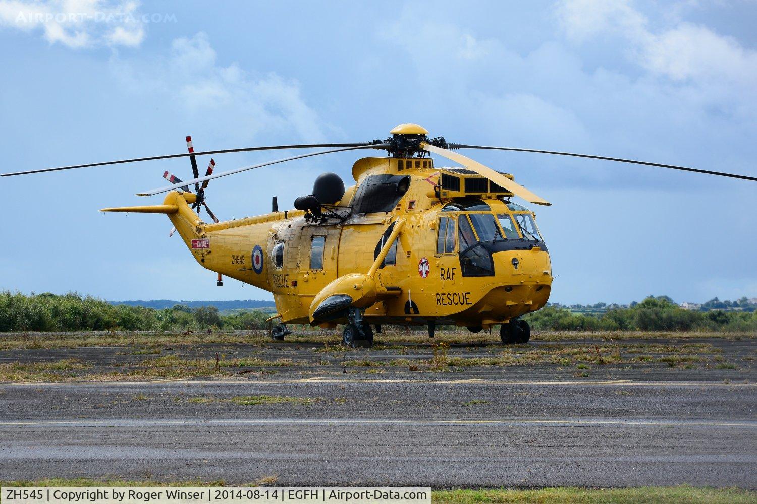 ZH545, 1997 Westland Sea King HAR.3A C/N WA1011, Visiting Sea King search and rescue helicopter operated by 22 Squadron RAF.