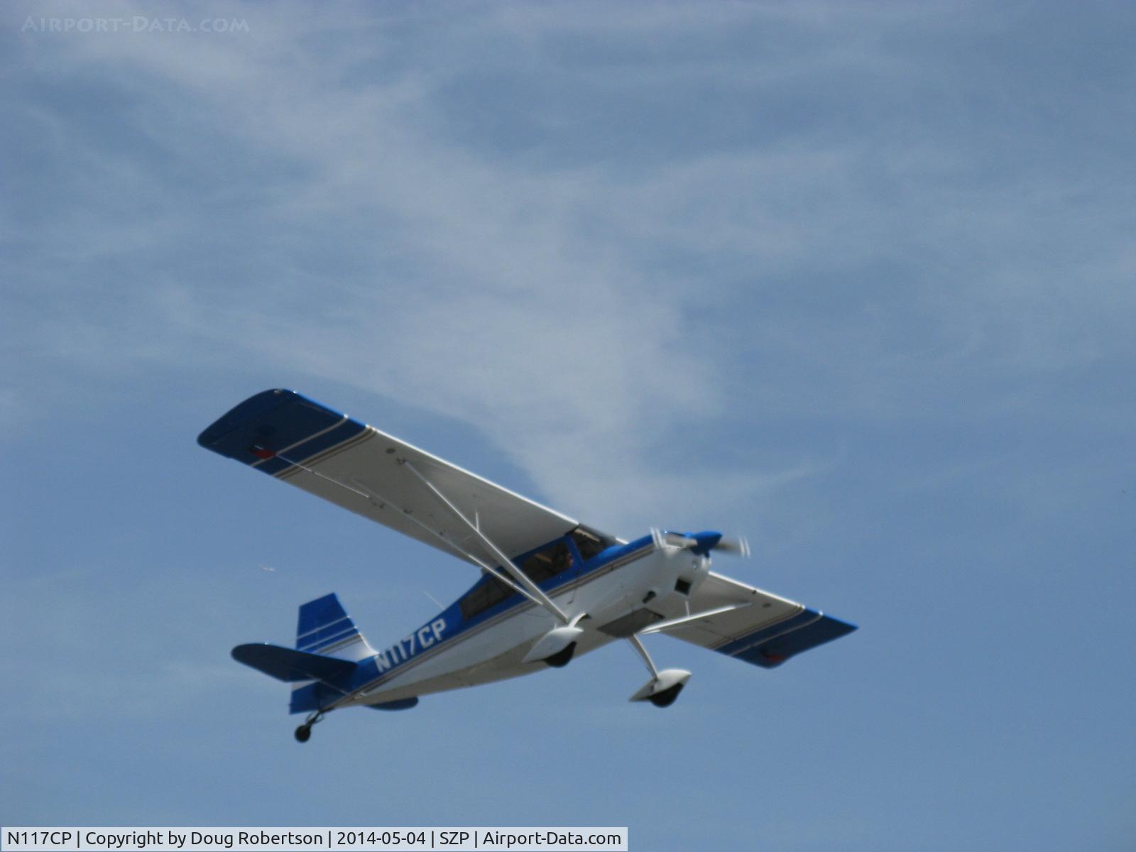 N117CP, American Champion 7GCBC Citabria C/N 1275-99, 1999 American Champion 7GCBC CITABRIA, Lycoming O-320 150 Hp, takeoff climb Rwy 22