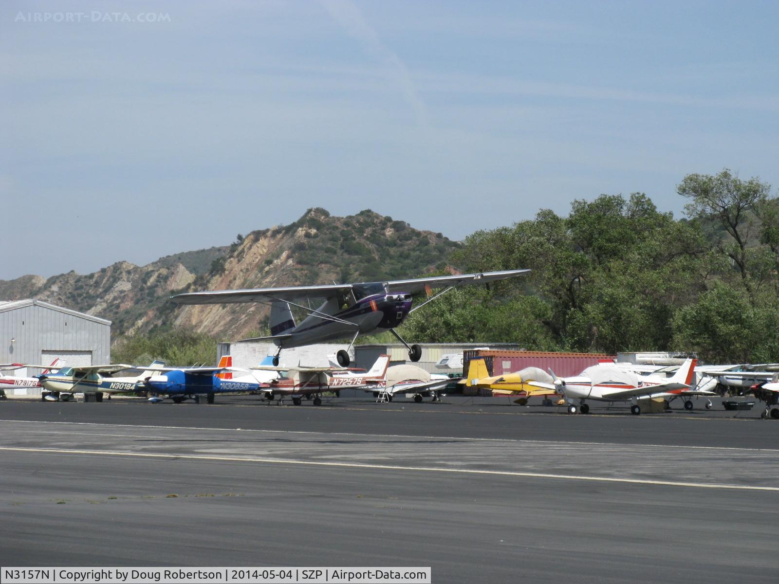 N3157N, 1947 Cessna 120 C/N 13415, 1947 Cessna 120, Continental C85-12 85 Hp, takeoff climb Rwy 22