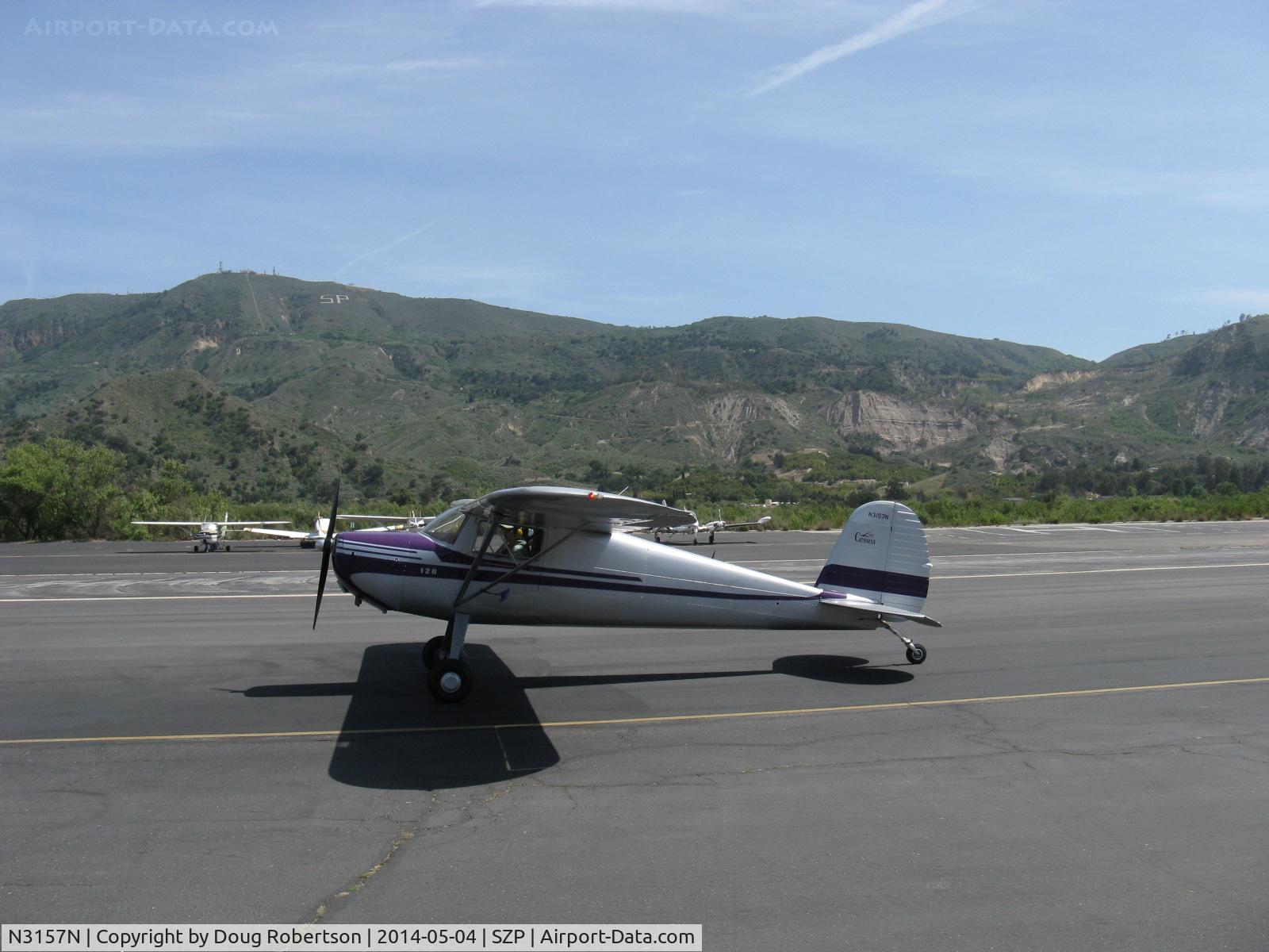N3157N, 1947 Cessna 120 C/N 13415, 1947 Cessna 120, Continental C85-12 85 Hp, taxi