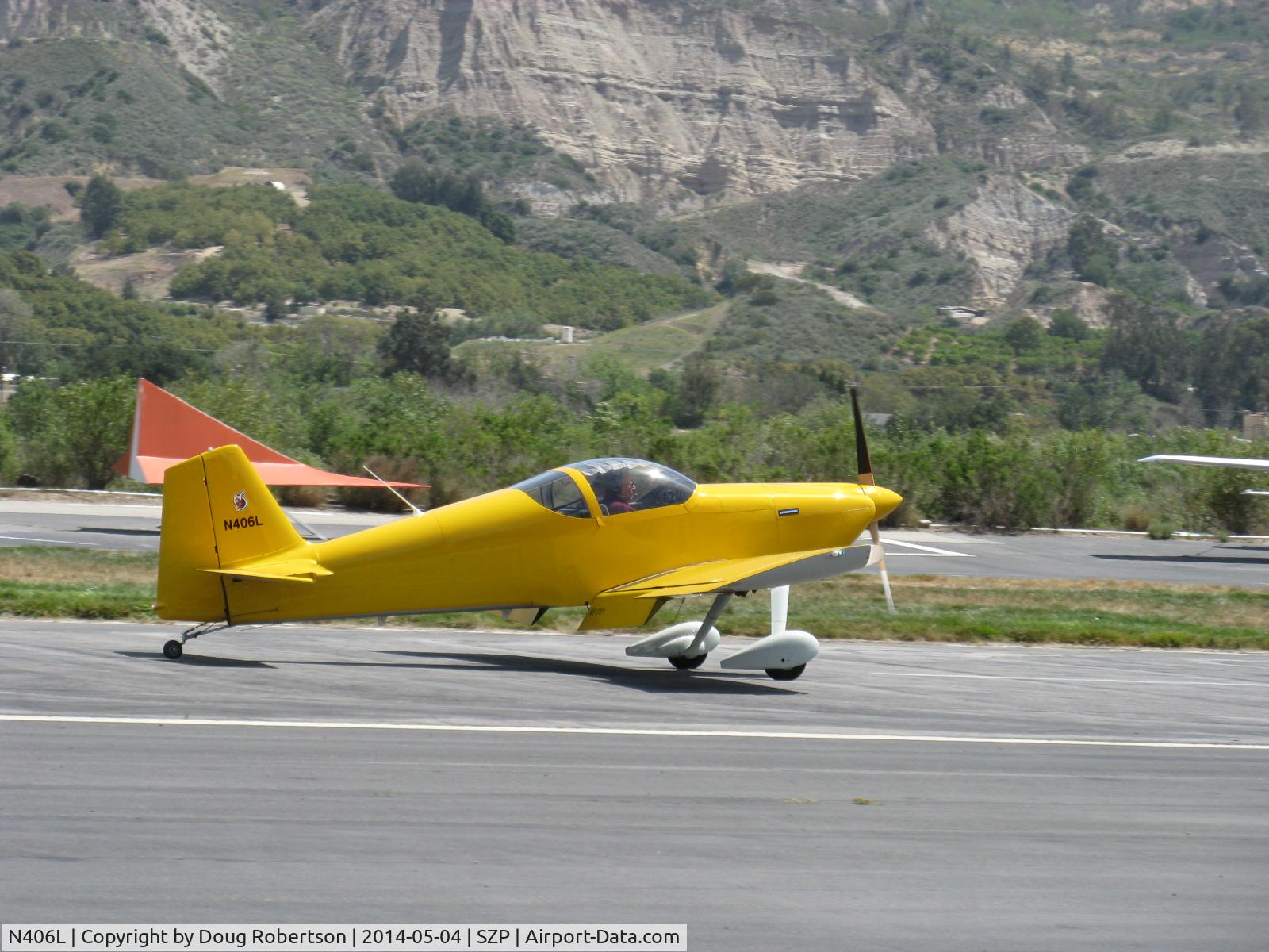 N406L, 2008 Vans RV-6 C/N 936, Provo PROVO 6, Lycoming O-320 160 Hp, landing roll Rwy 22