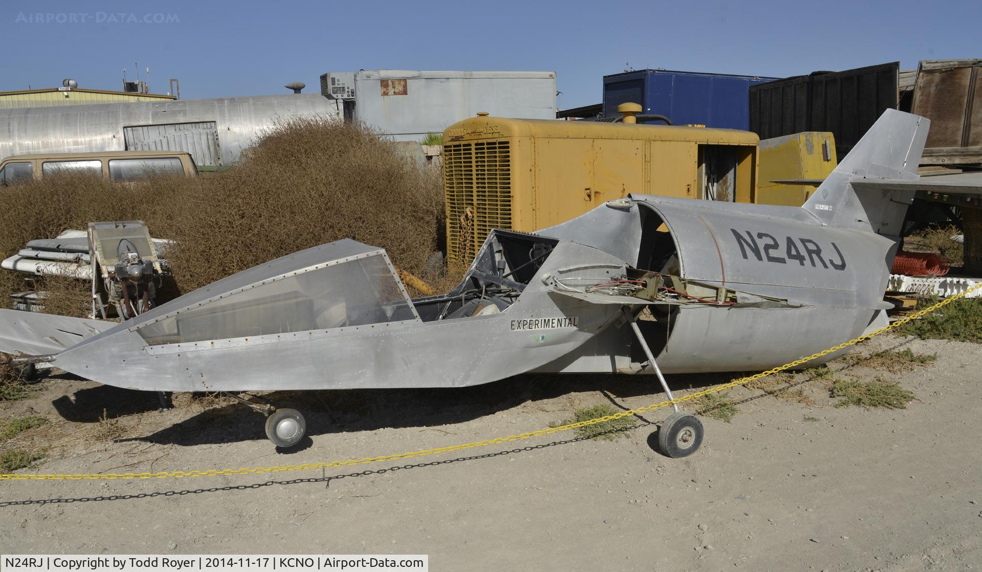 N24RJ, 1975 Ric Jet Systems RIC JET-4 C/N 001, In storage at the Planes of Fame Chino location