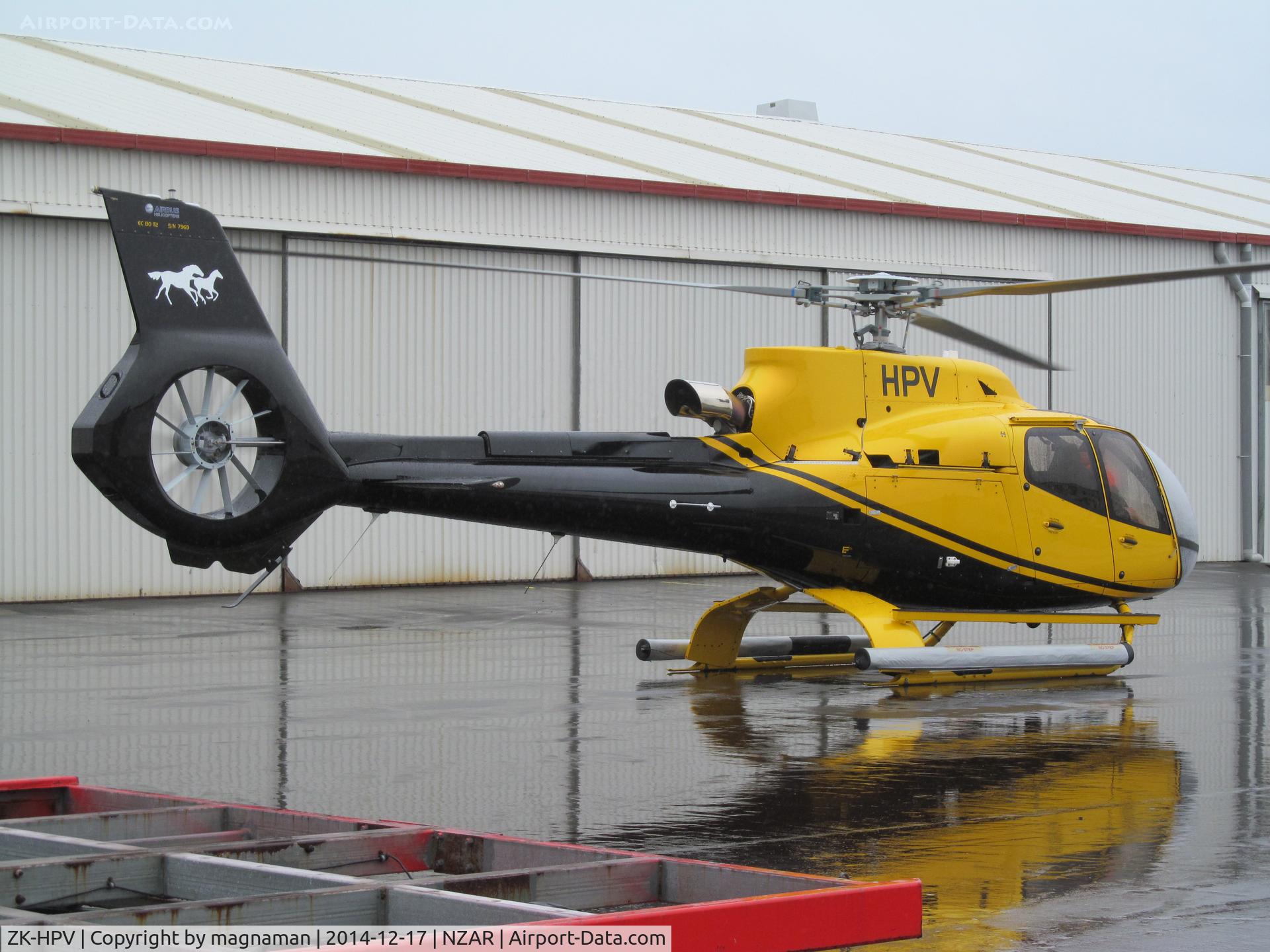 ZK-HPV, Eurocopter EC-130T-2 C/N 7969, Outside Airbus hangar ardmore